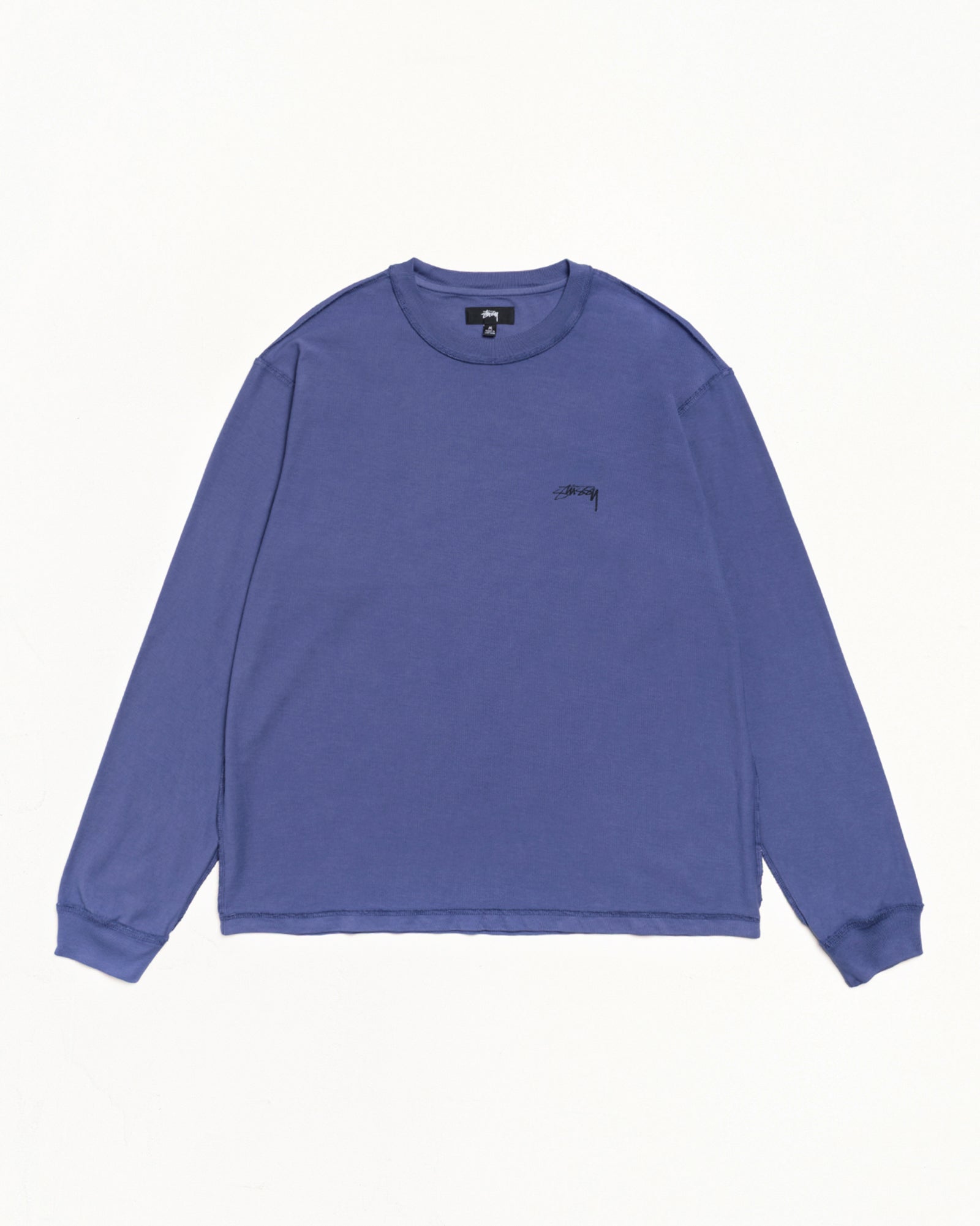 Lazy LS Tee – Vintage Navy | Tees | Stüssy Japan