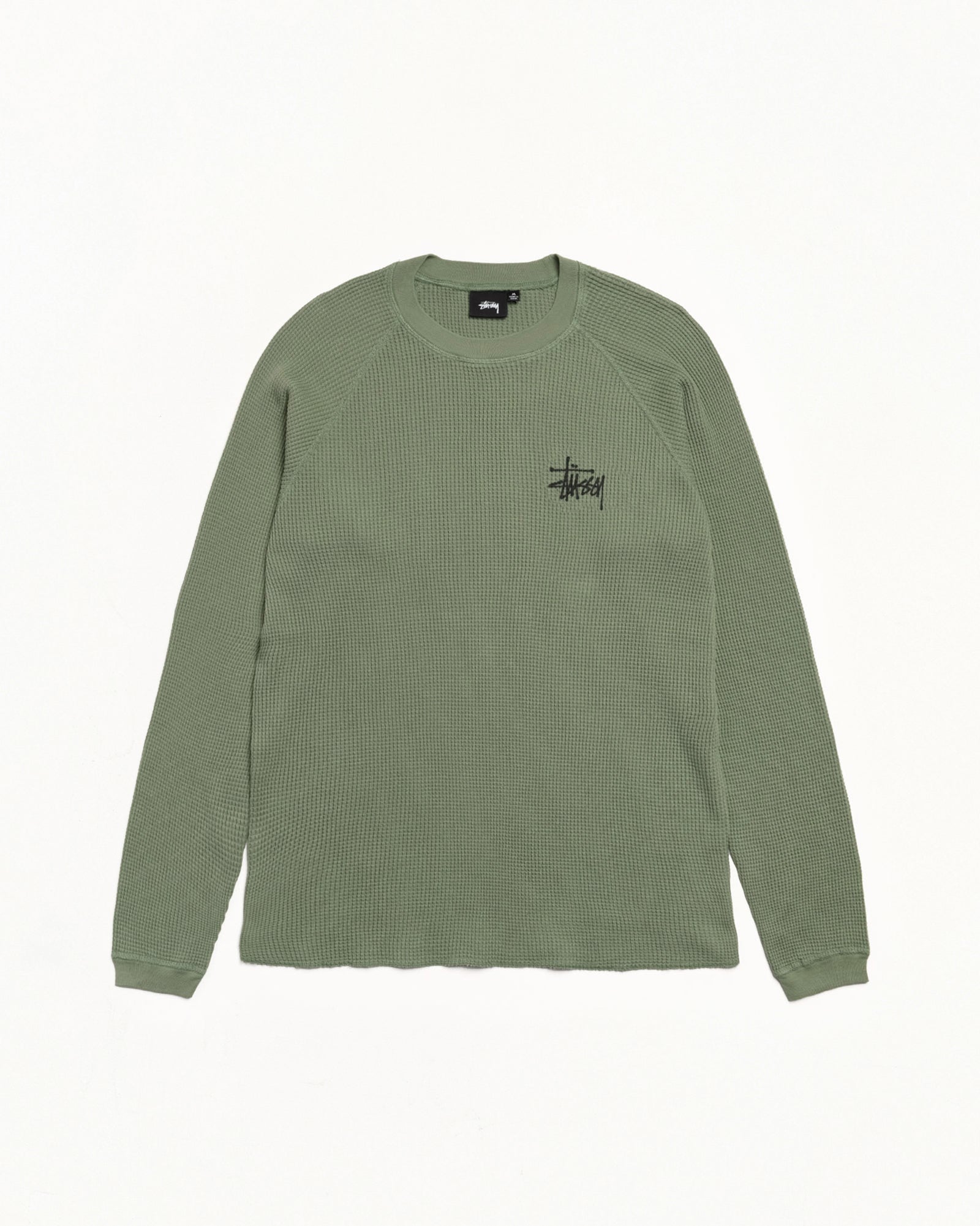 スケートボード M)Stussy Raglan Thermal LS Crew Raglan Thermal LS Crew – Sage | Tops & Shirts | Stüssy Japan
