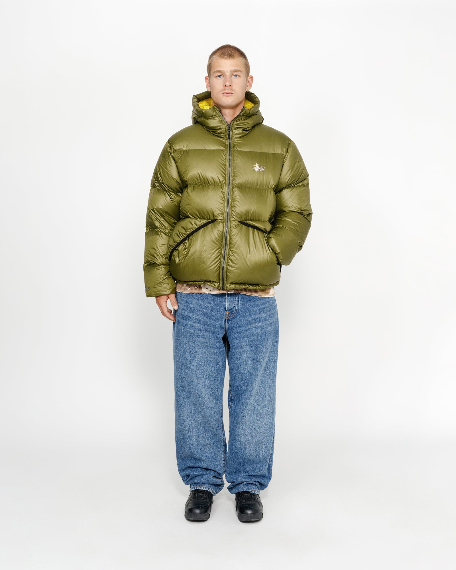 Down Parka Micro Ripstop in olive – Stüssy Japan