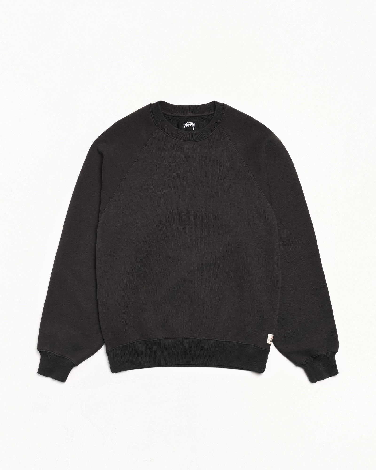 Relaxed Crew – Washed Black | Sweats | Stüssy Japan