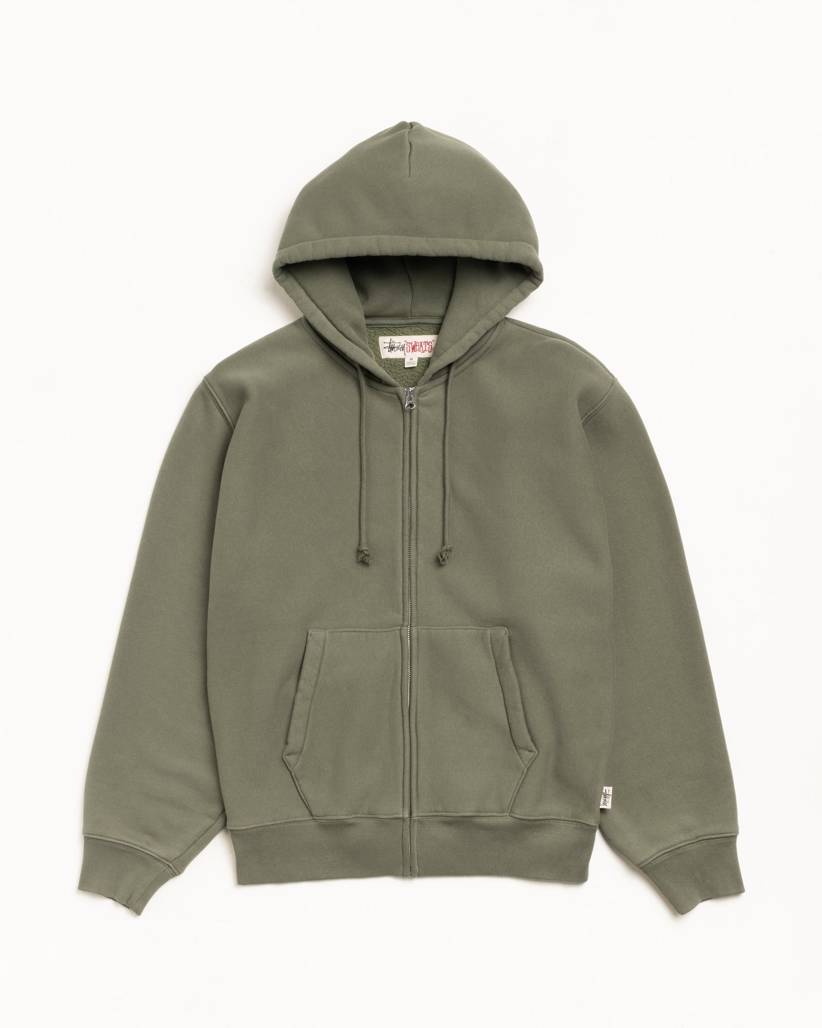 Fleece Zip Hoodie – Green | Zip-up Fleece | Stüssy Japan