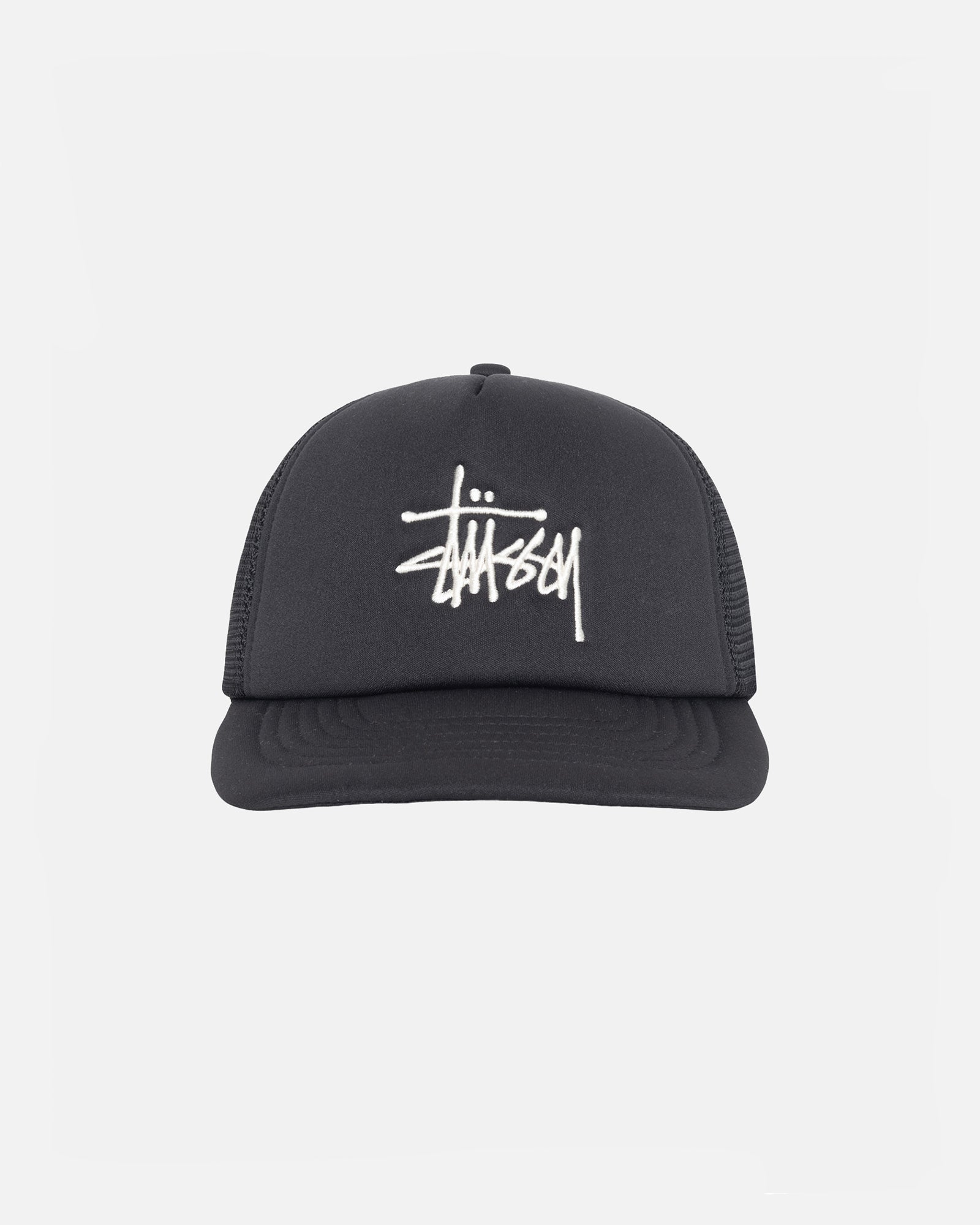 Trucker Big Basic Snapback in black – Stüssy Japan