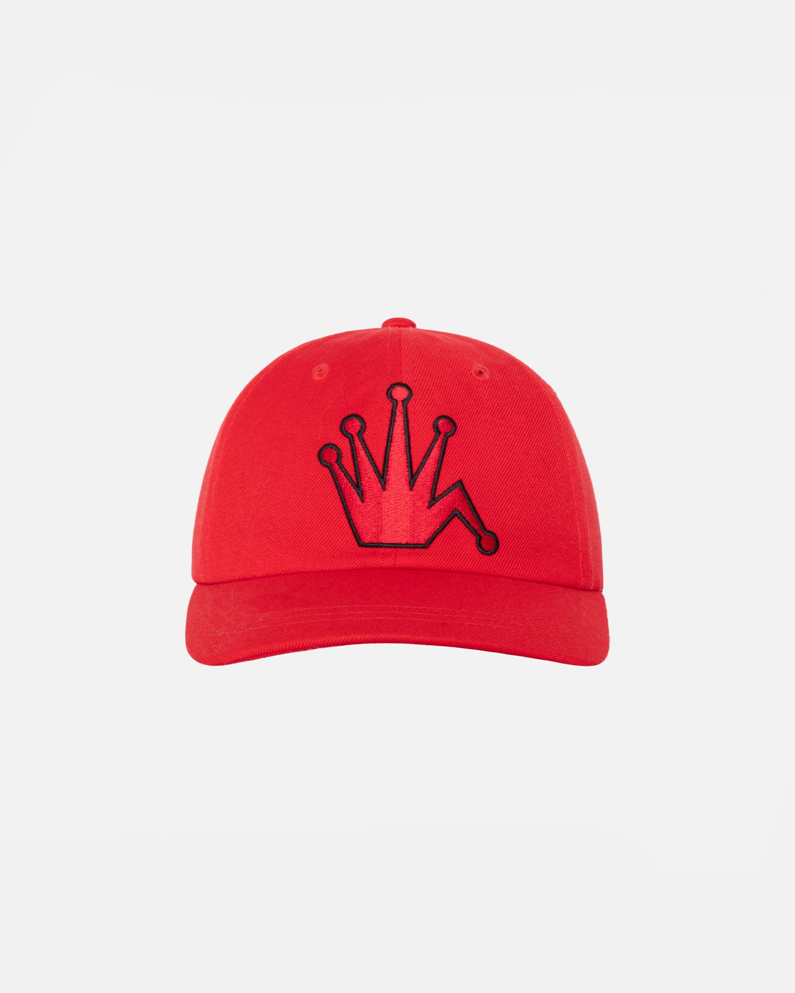 Low Profile Bent Crown Snapback in red – Stüssy Japan