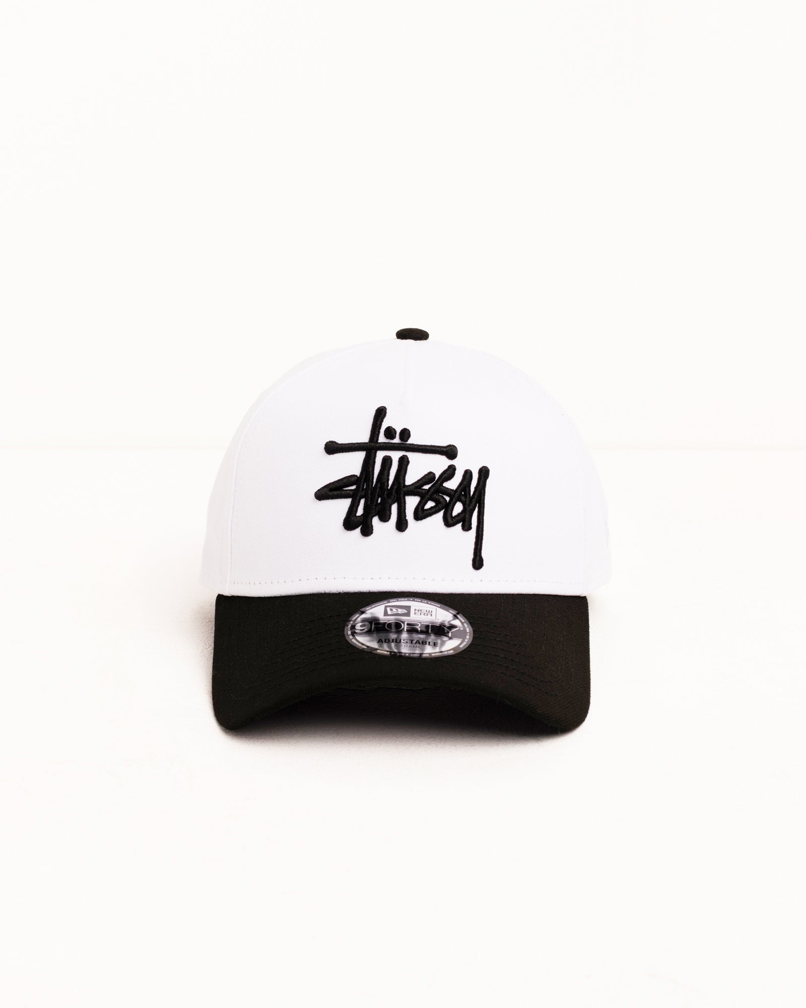 New Era 9Forty Basic Snapback – White/Black | Headwear | Stüssy Japan