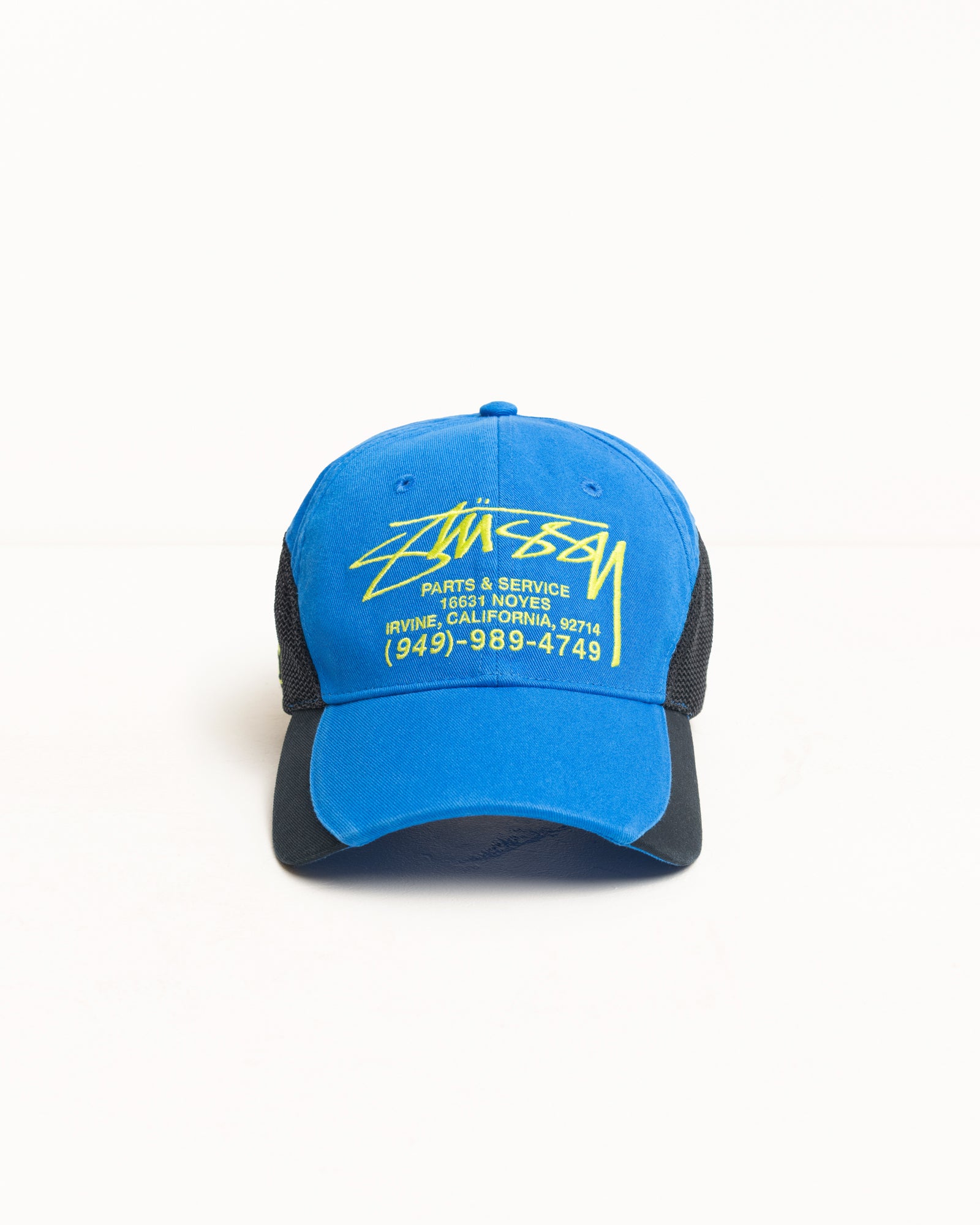 Parts & Service Mesh Cap – Blue | Headwear | Stüssy Japan