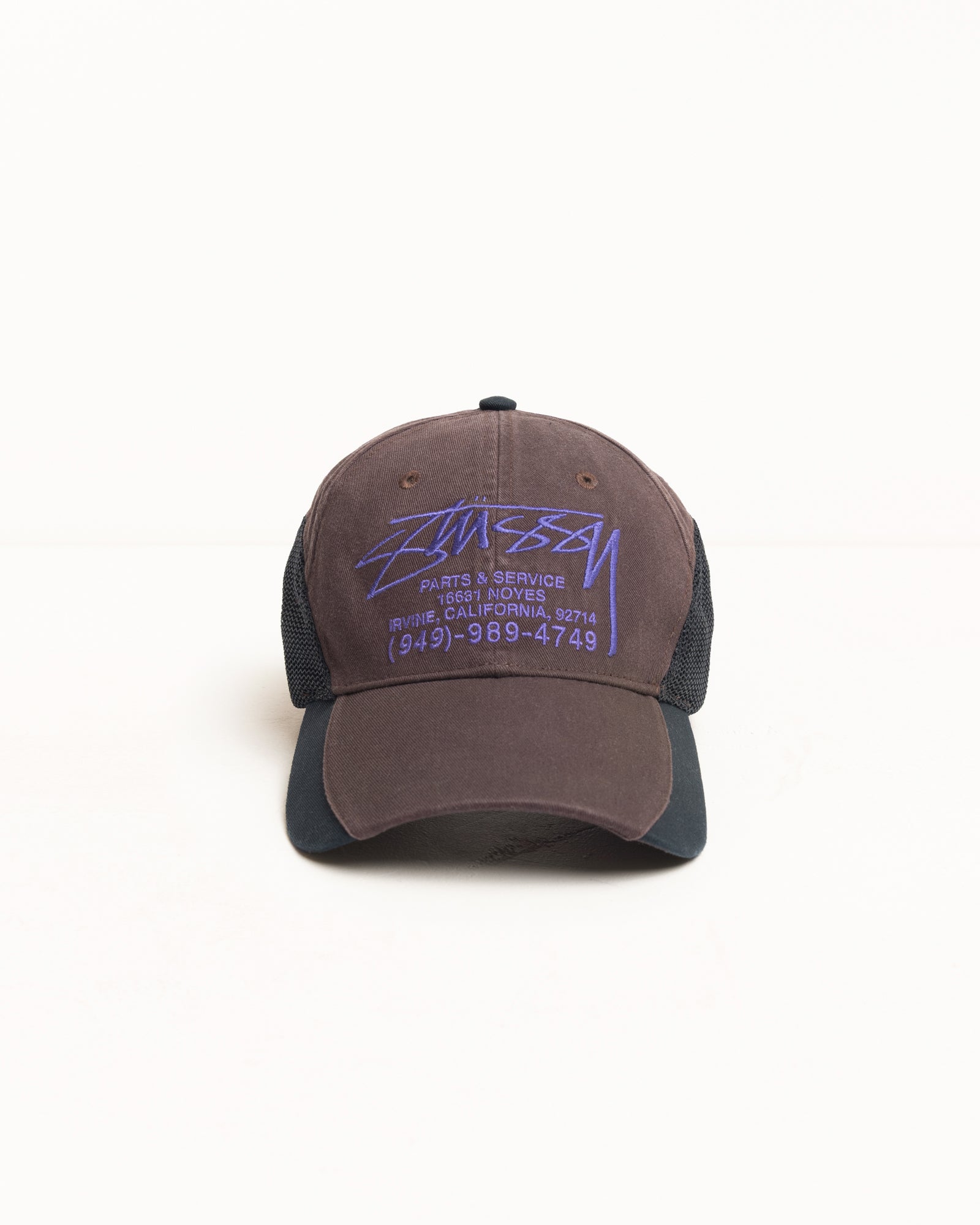 Parts & Service Mesh Cap – Brown | Headwear | Stüssy Japan