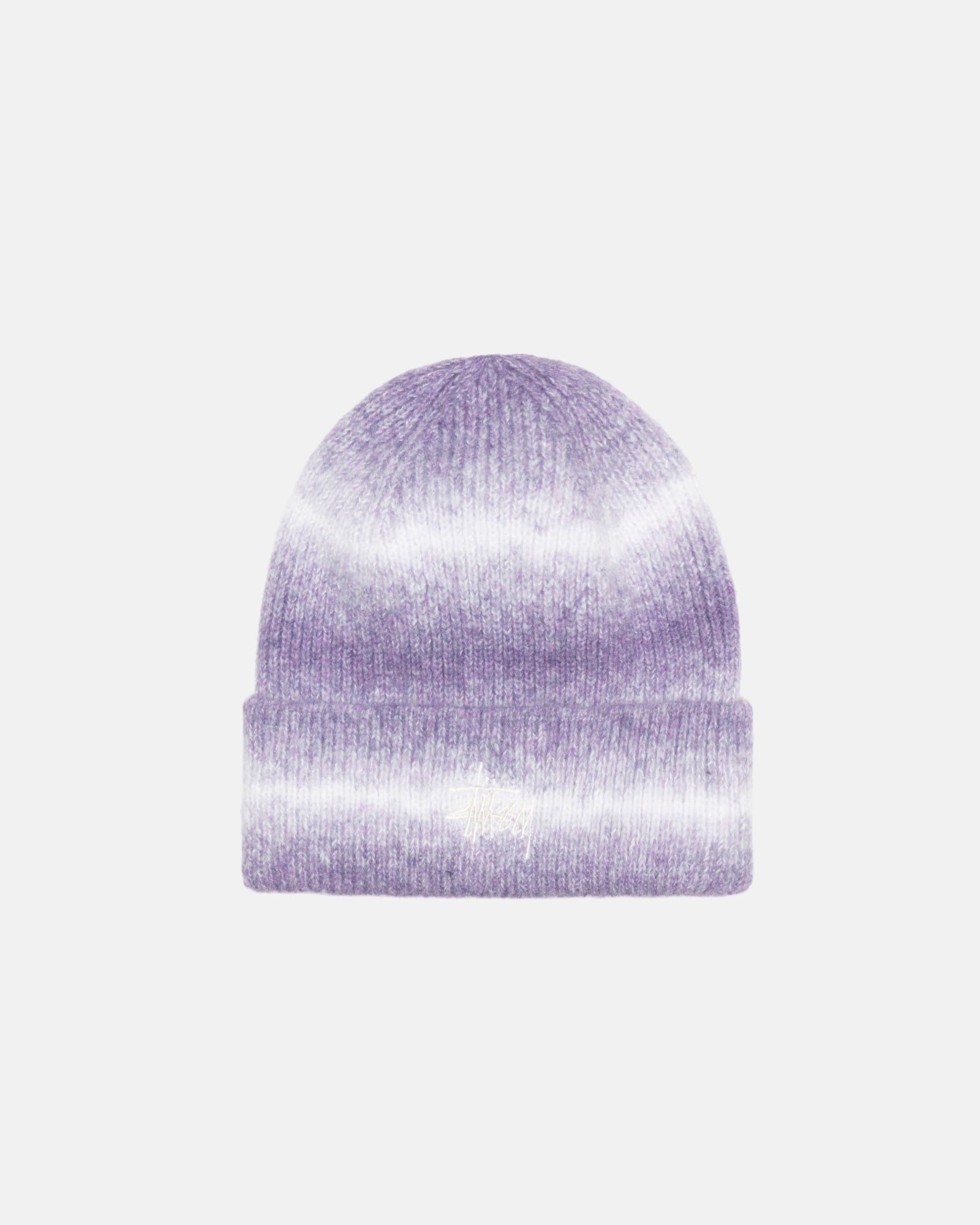 Cuff Beanie Knit Stripe in purple – Stüssy Japan