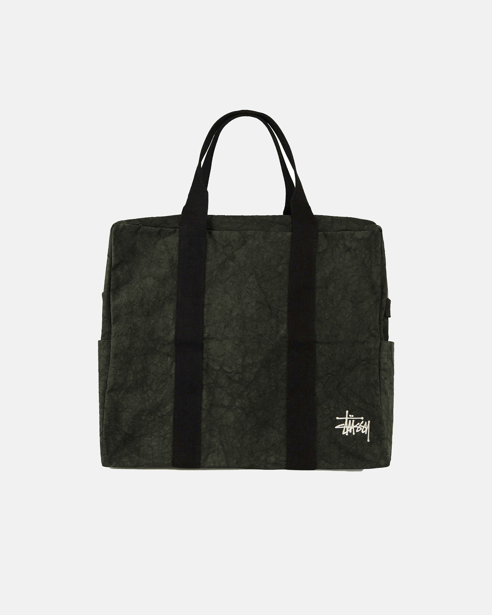 Canvas Flight Bag in washed black – Stüssy Japan