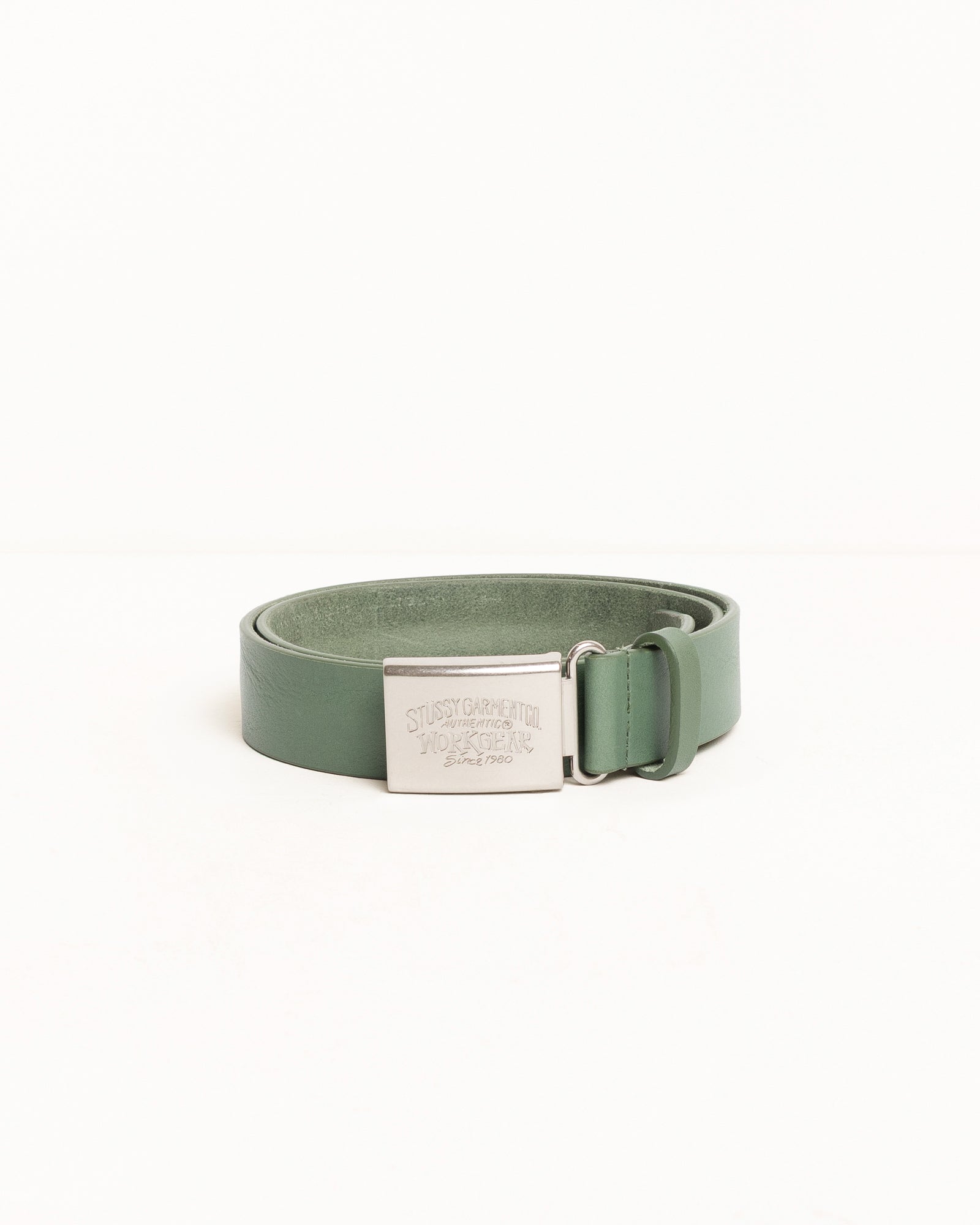 Workgear Buckle Belt – Green | Accessories | Stüssy Japan