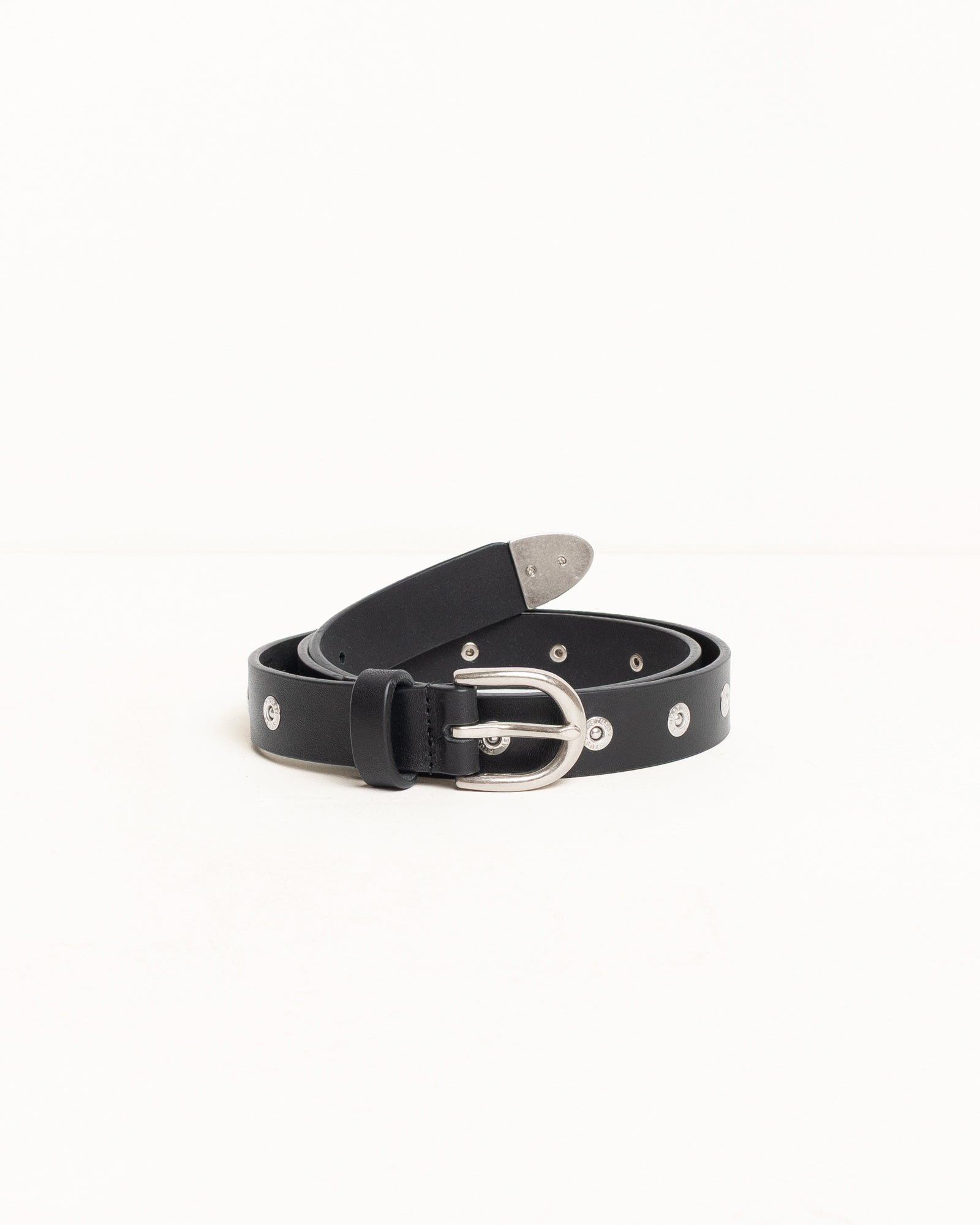 Rivet Stud Belt – Black | Accessories | Stüssy Japan