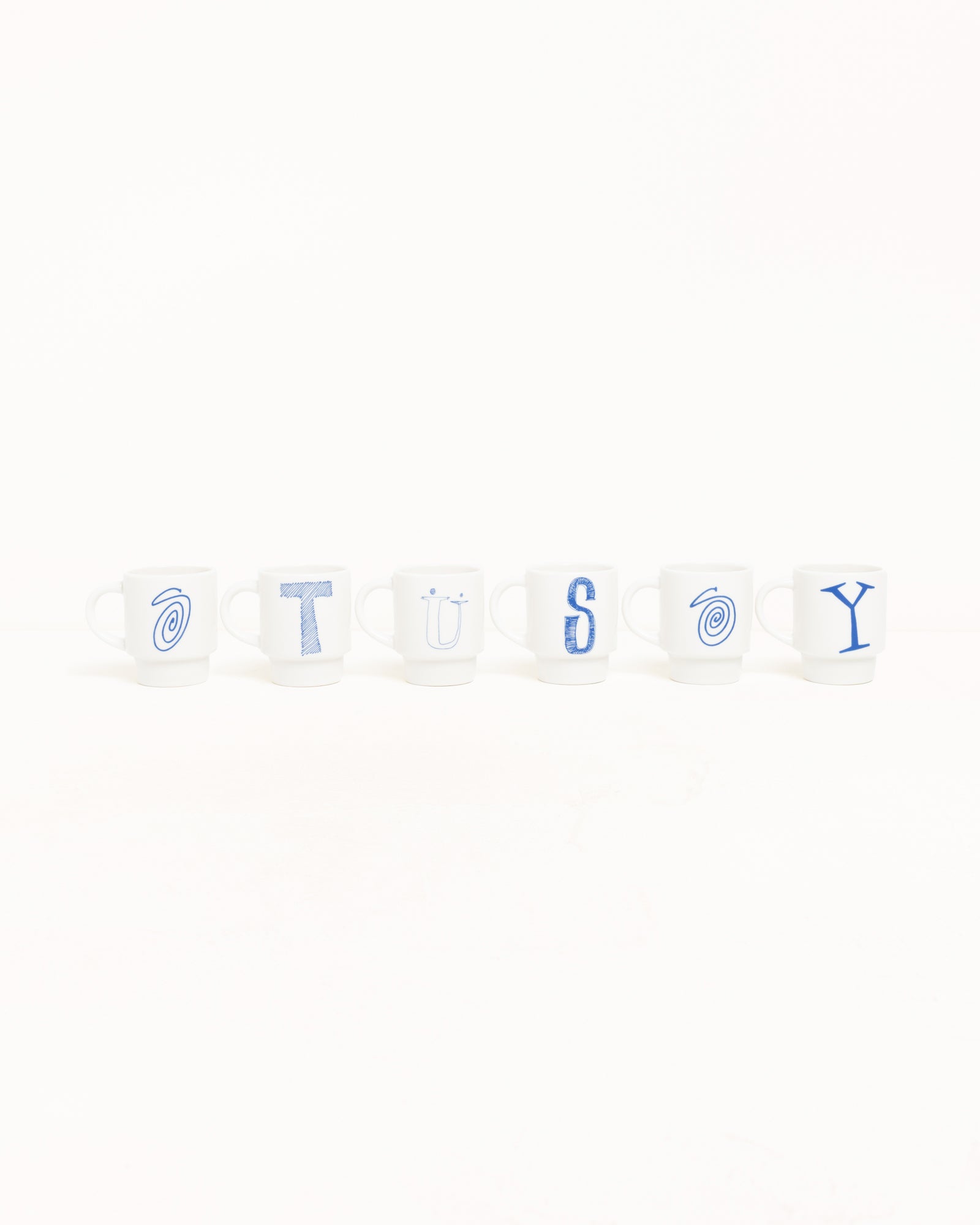Stacking Mug Set Of 6 – White | Accessories | Stüssy Japan