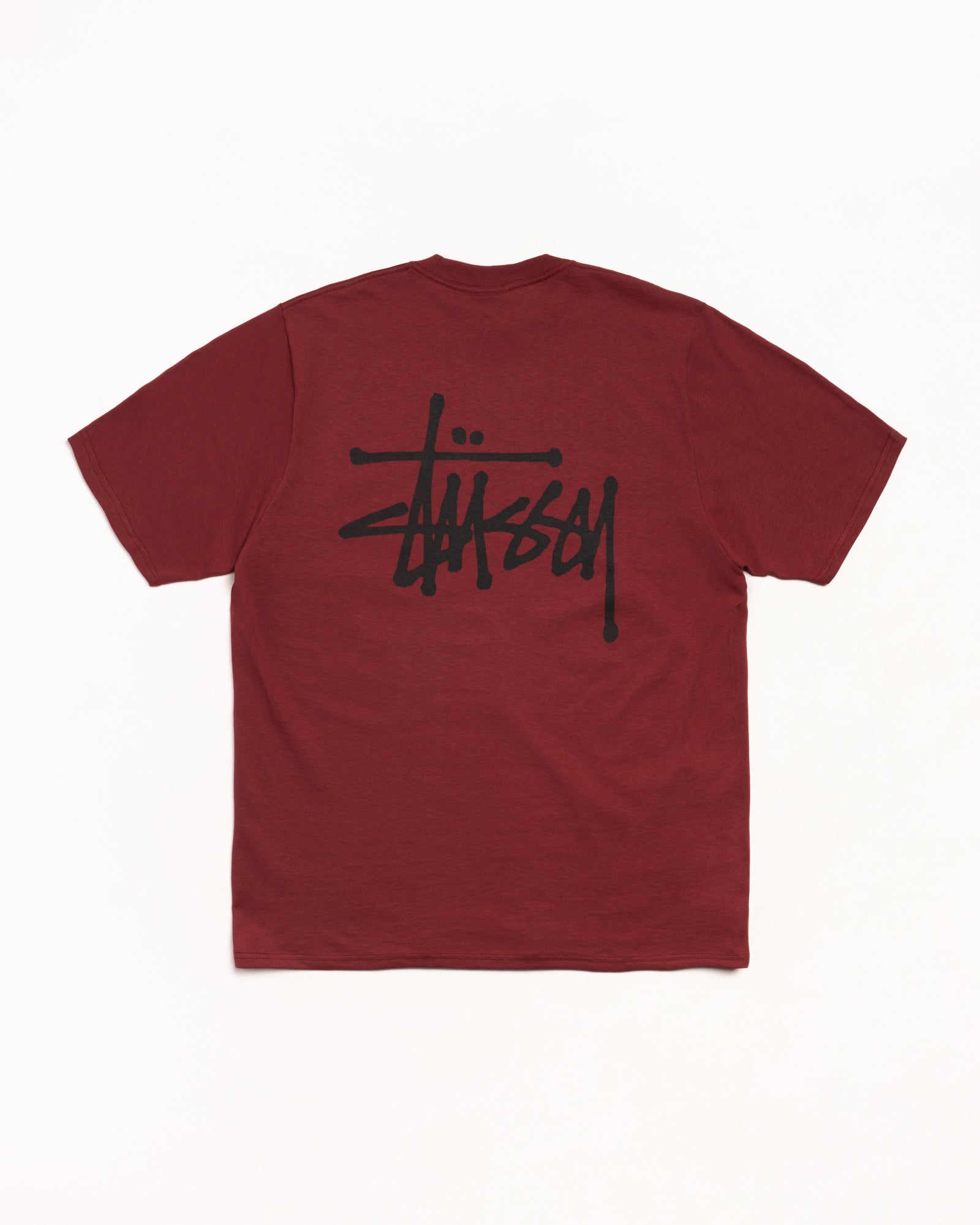 Basic Stüssy Tee – Wine | Tees | Stüssy Japan
