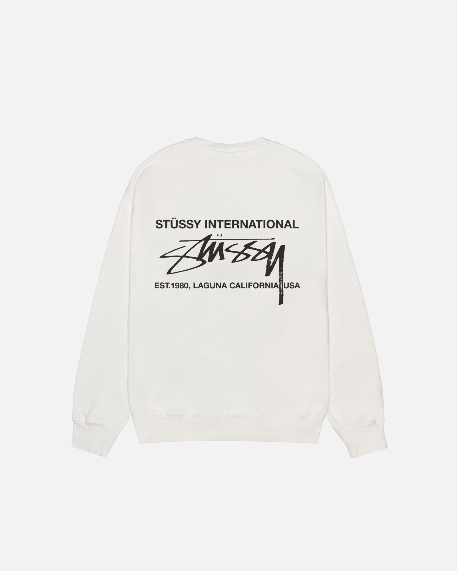 Smooth International Crew Pigment Dyed in natural – Stüssy Japan 