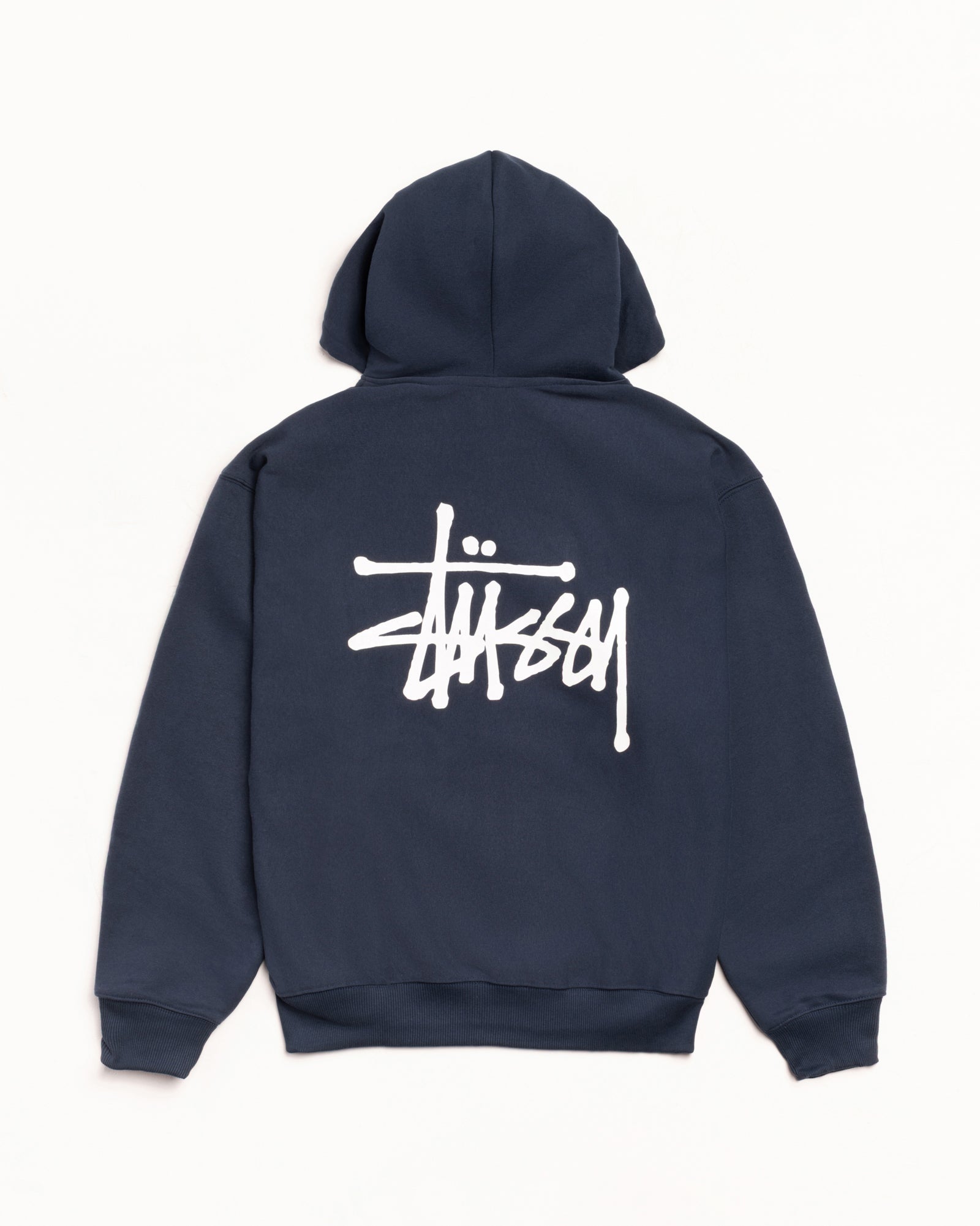 新品STUSSY(ステューシー)ネイビー　パーカー　希少 STUSSY ステューシー stussy ジップパーカー Z4000SZS23