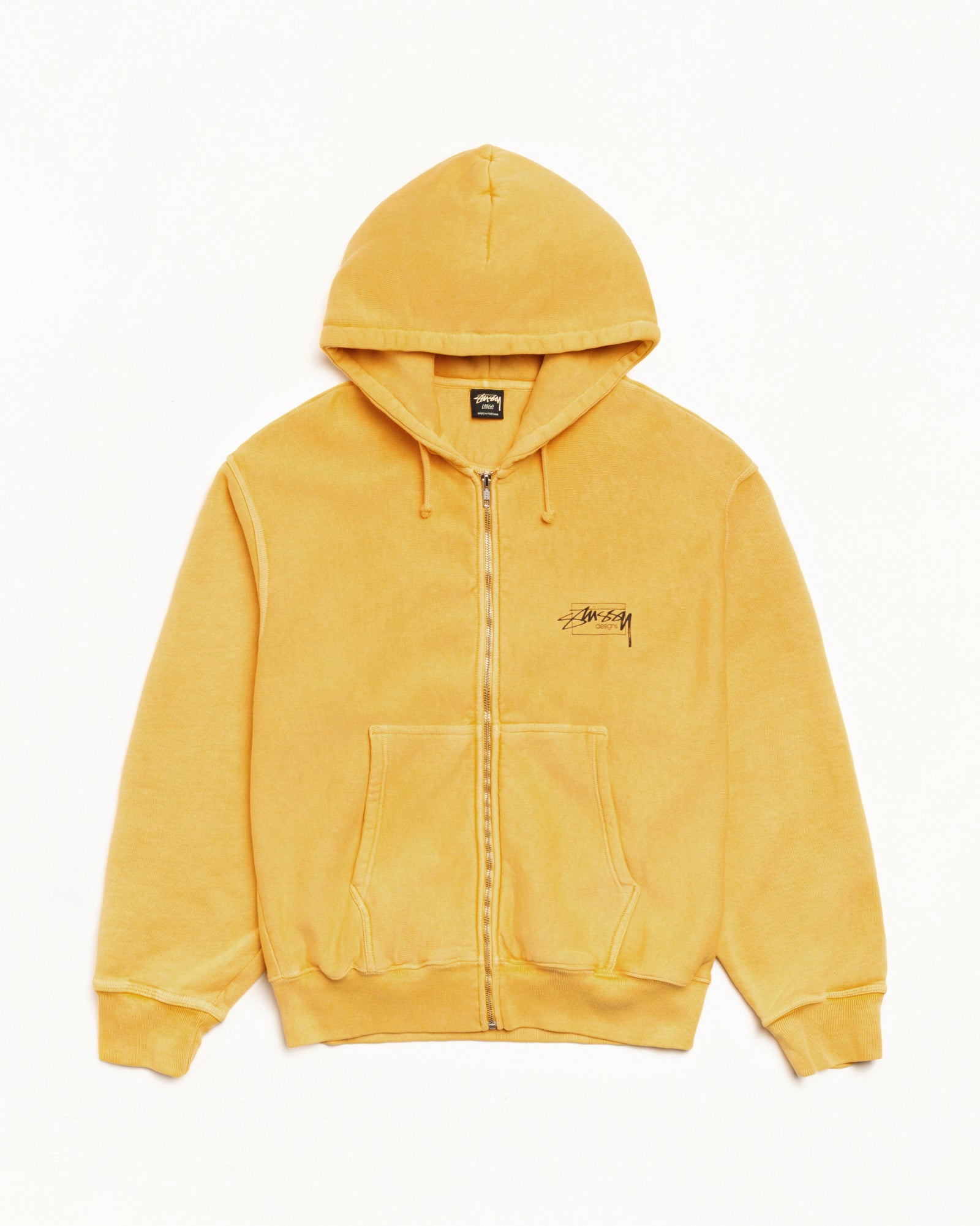 Modern Age Zip Hoodie Pigment Dyed – Yellow | Sweats | Stüssy Japan