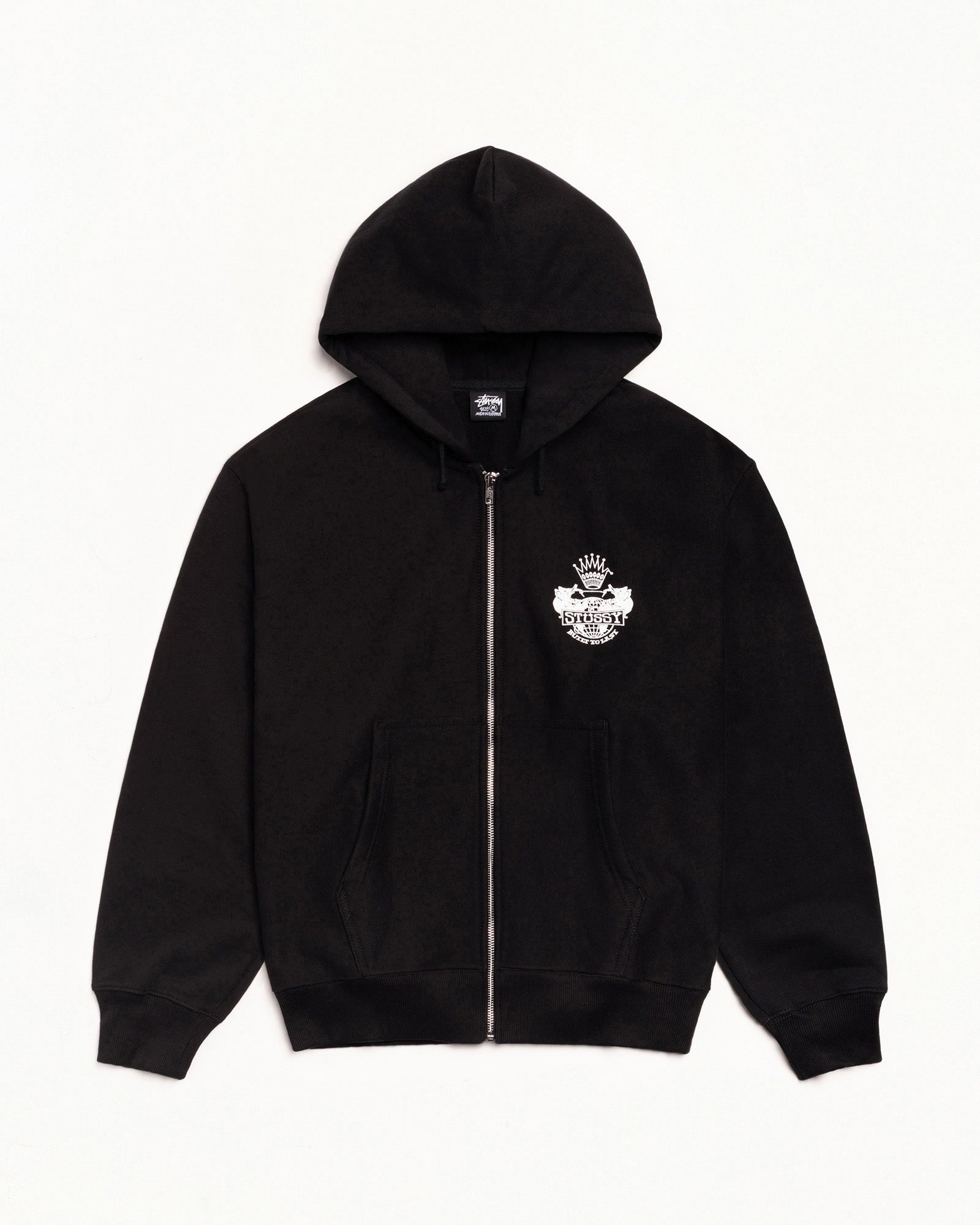 Built To Last Zip Hoodie – Black | Sweats | Stüssy Japan