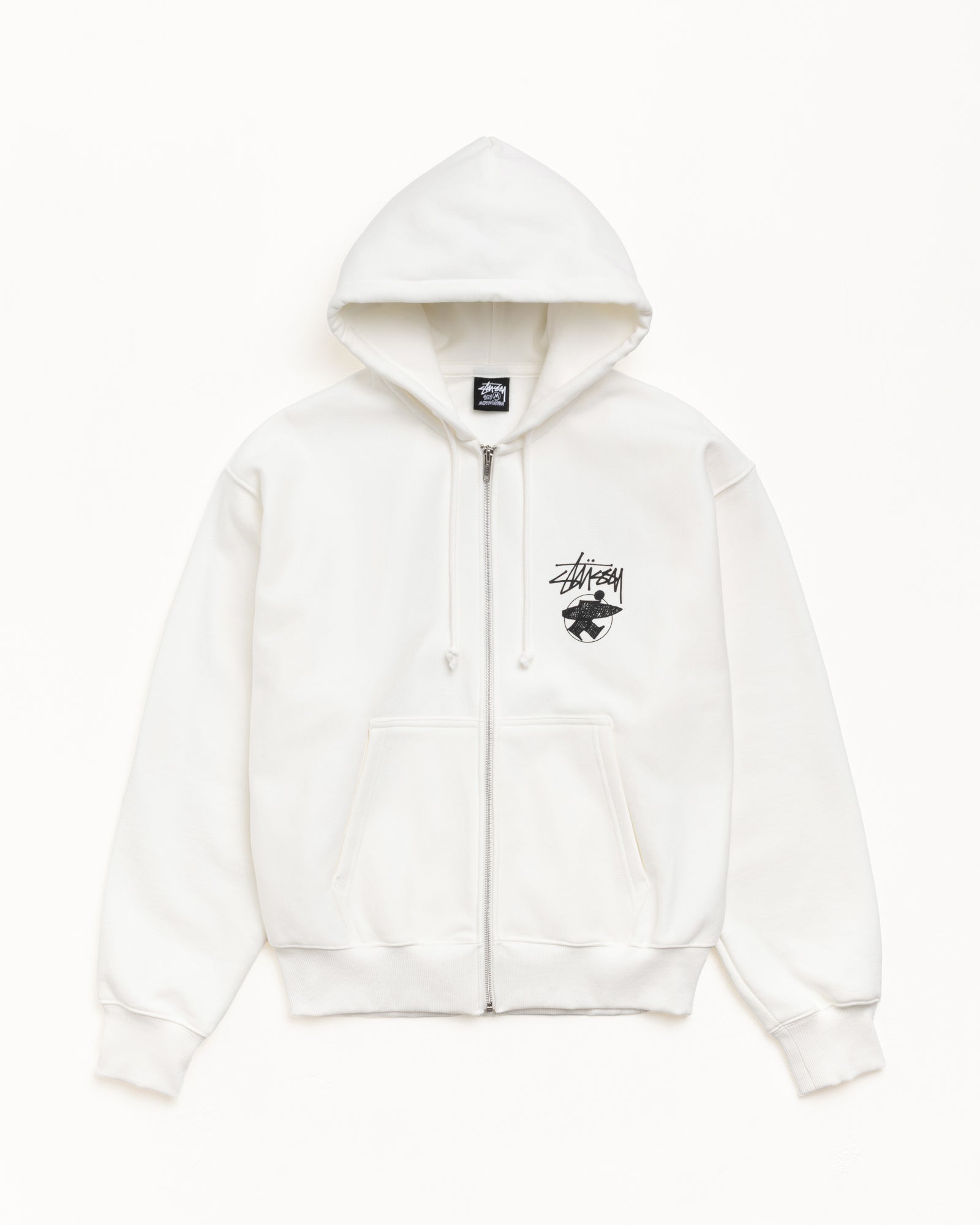 スタースポーティージップアップ　ホワイト ギャル 00s fairy grung Long Haul Zip Hoodie – Off White | Sweats | Stüssy Japan