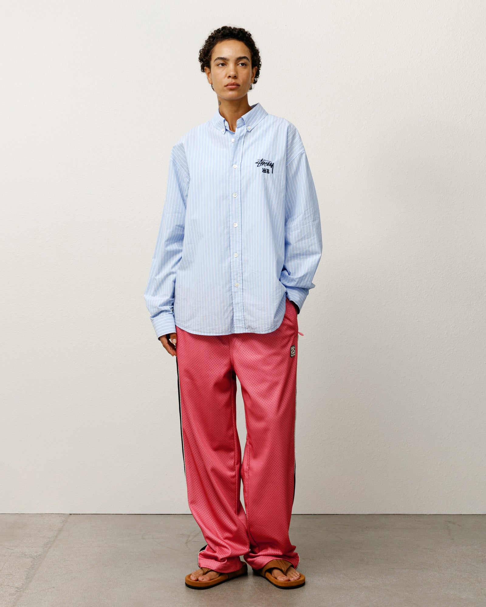 Wales Bonner Mesh Track Pant – Rose | Bottoms | Stüssy Japan