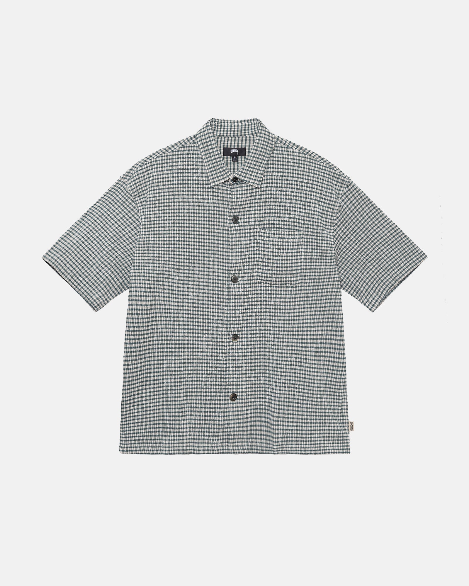 stussy 23ss WRINKLY GINGHAM SS SHIRT