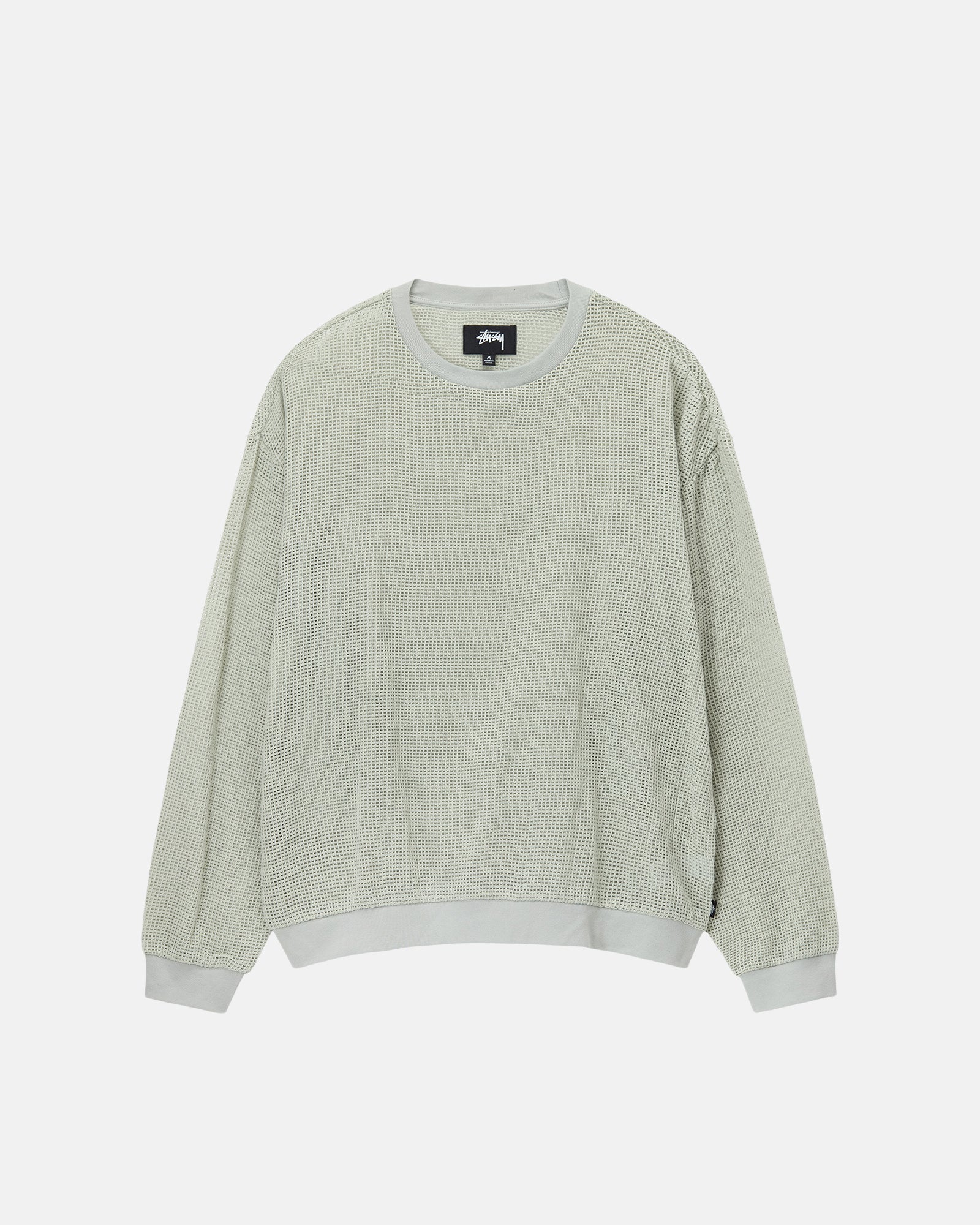 stussy COTTON MESH LS CREW | kensysgas.com