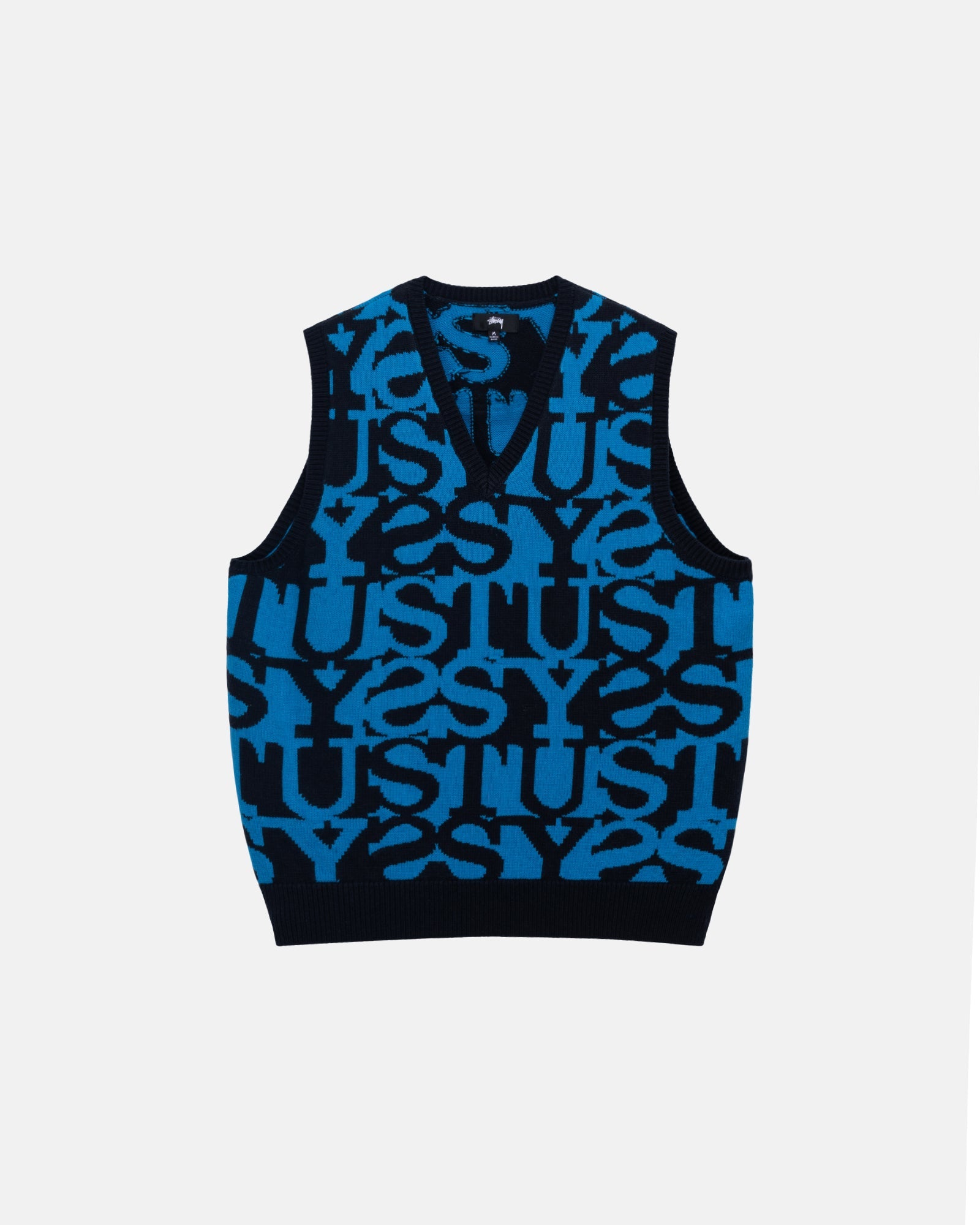 stussy stacked sweater vest ベスト　23 aw
