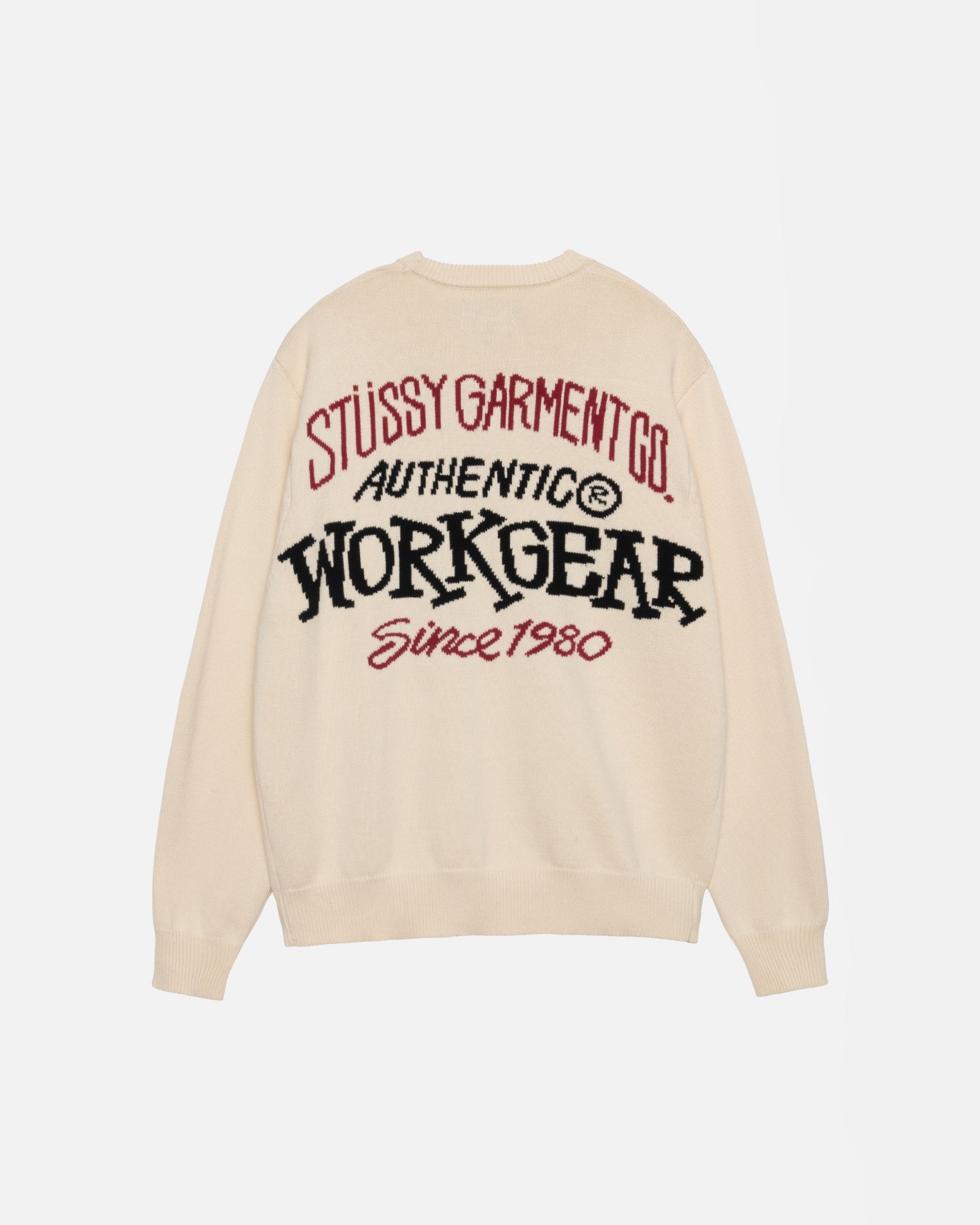STUSSY AUTHENTIC WORKGEAR SWEATER