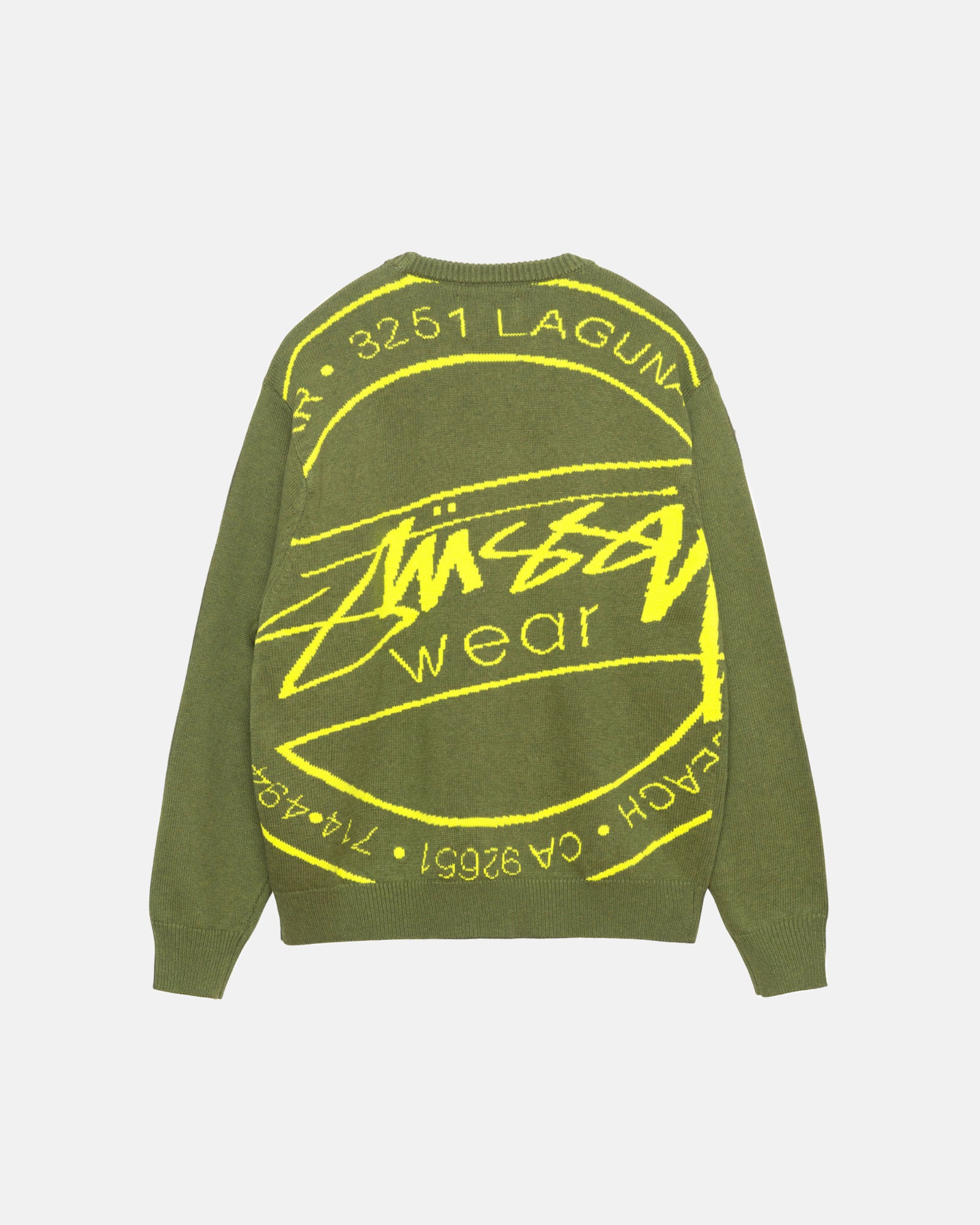 Laguna Icon Sweater in dark green – Stüssy Japan