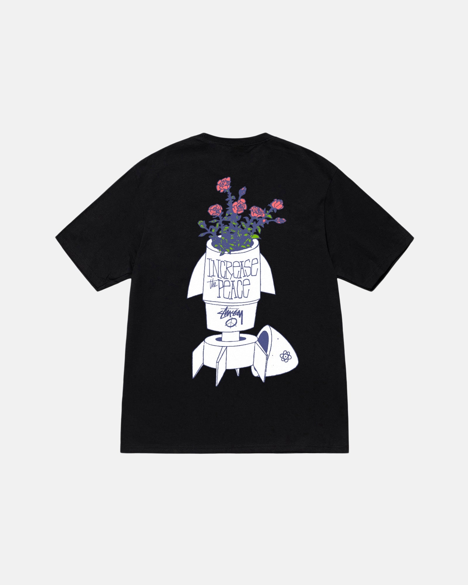 STUSSY Flower Tシャツ - トップス