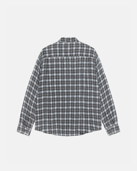 Stüssy Matthew Shirt Printed Plaid Blue Tops