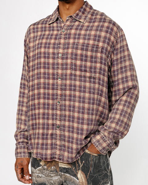 Stüssy Matthew Shirt Printed Plaid Brick Tops | hero:hover:collection:new-arrivals,shirts,tops-shirts,all