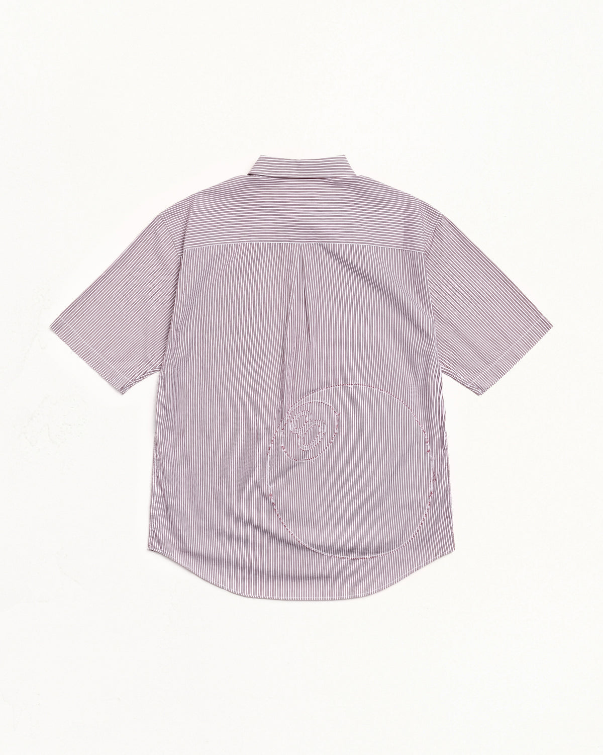 Boxy SS Shirt 8 Ball Stripe – Burgundy | Shirts | Stüssy Japan