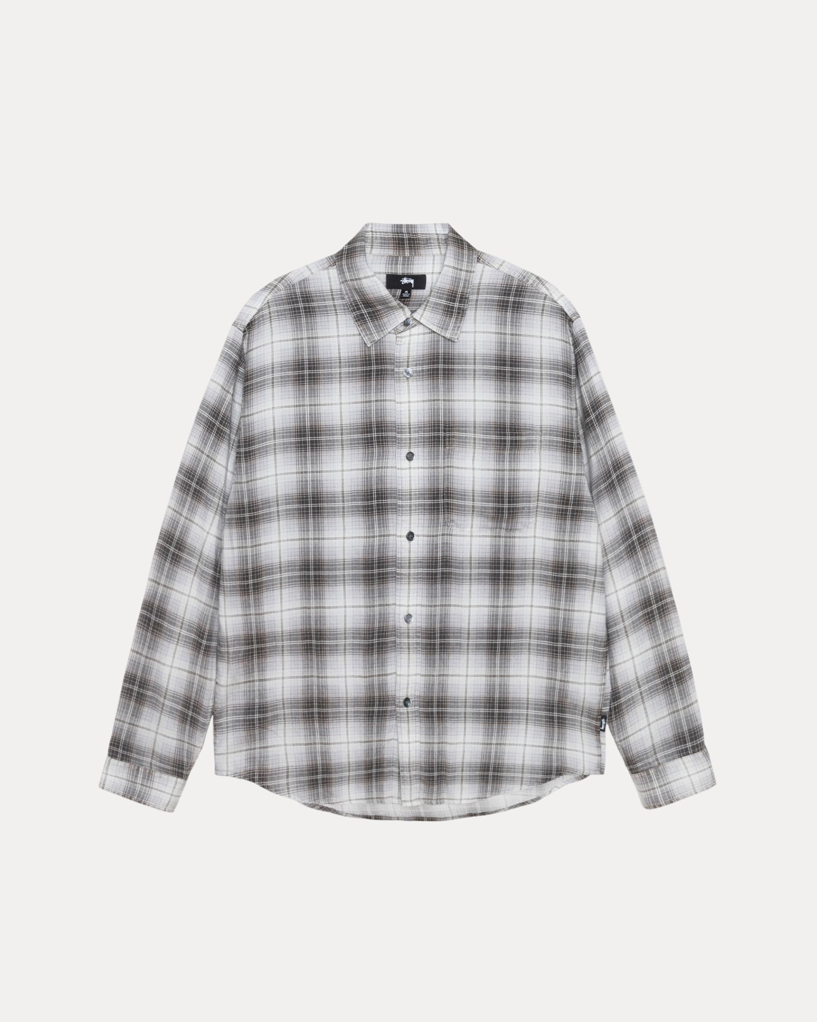 Matthew Shirt Lg Printed Plaid in brown – Stüssy Japan