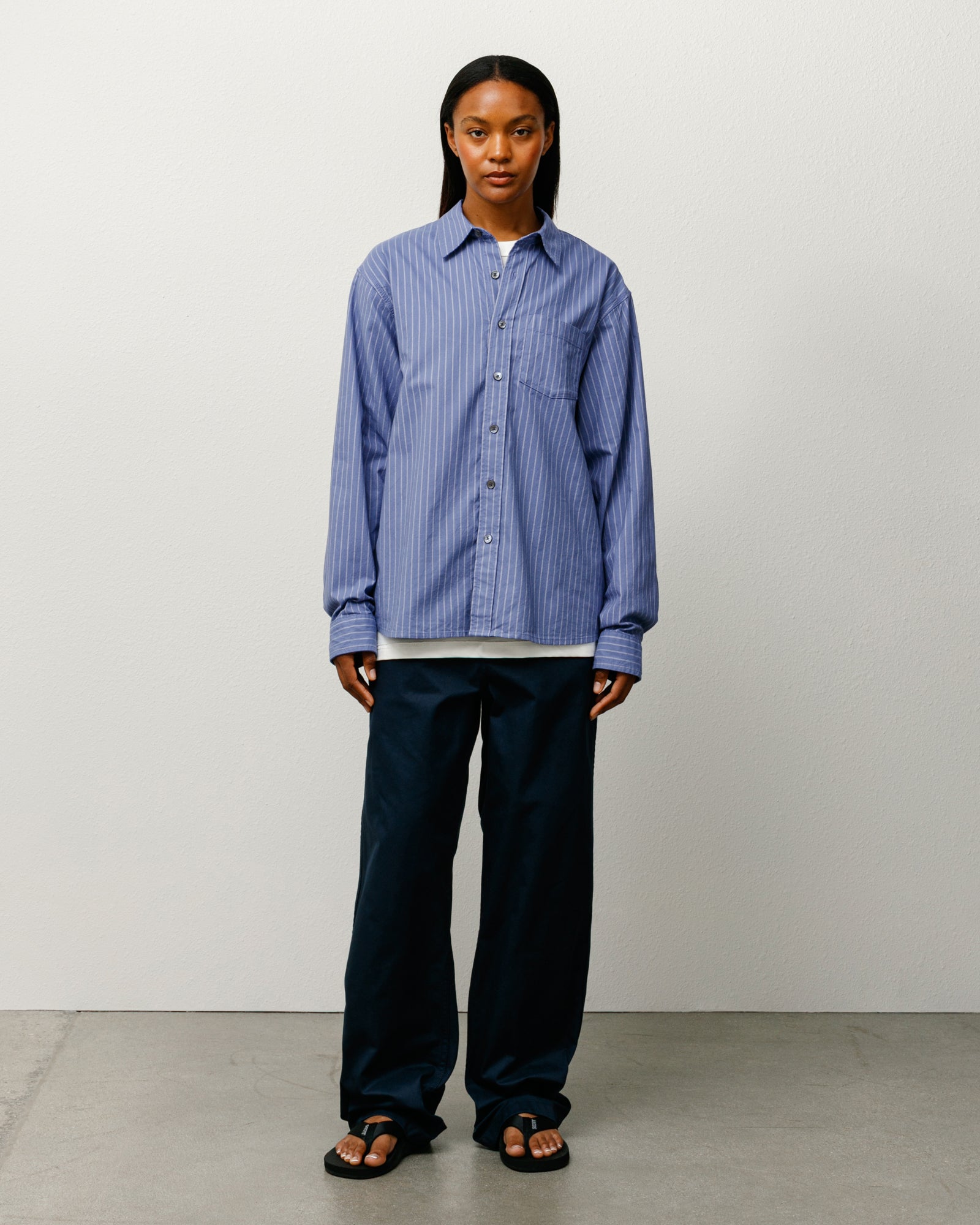 Oxford Shirt – Blue Stripe | Tops & Shirts | Stüssy Japan