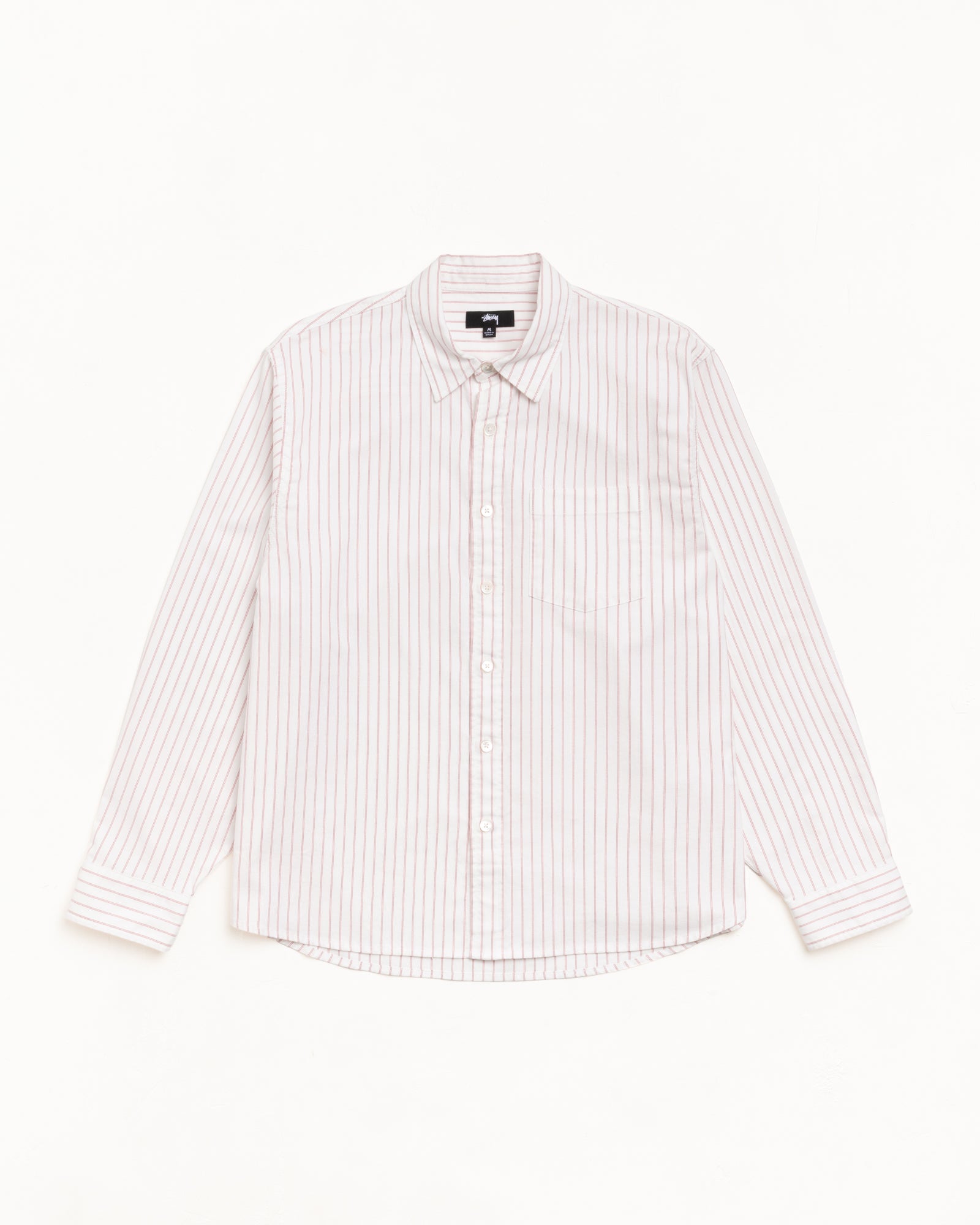 Oxford Shirt – White Stripe | Tops & Shirts | Stüssy Japan