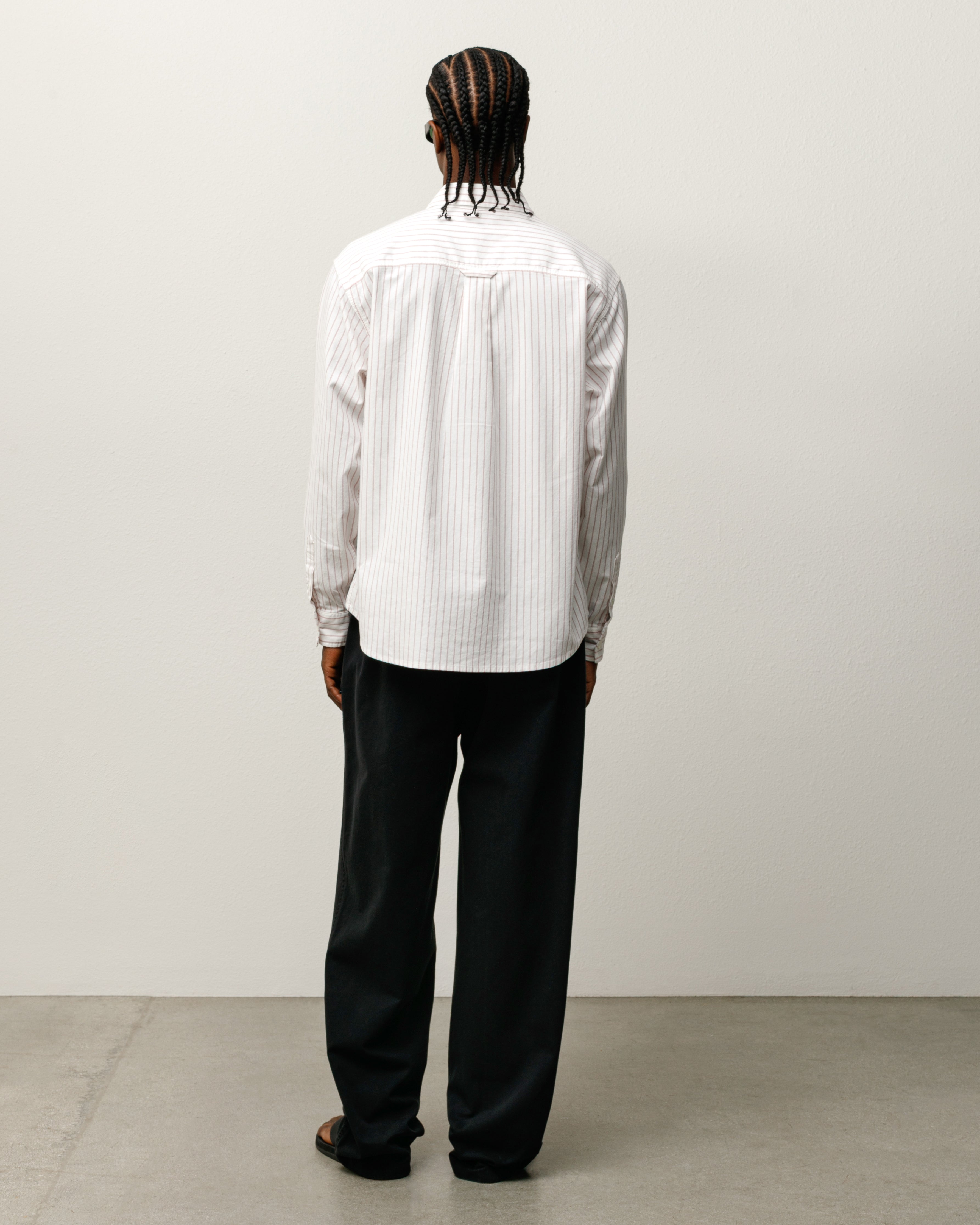 Oxford Shirt – White Stripe | Tops & Shirts | Stüssy Japan