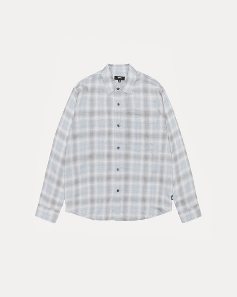 Matthew Plaid Shirt Sd Mens Long Sleeve In Lt. Blue
