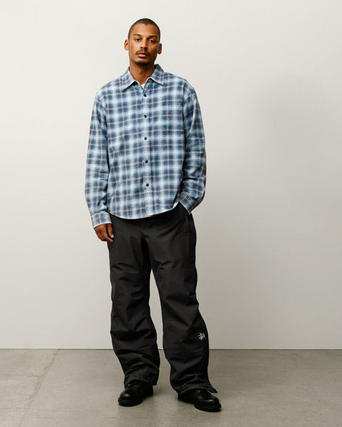 Dax Plaid Shirt Mens Long Sleeve In Blue