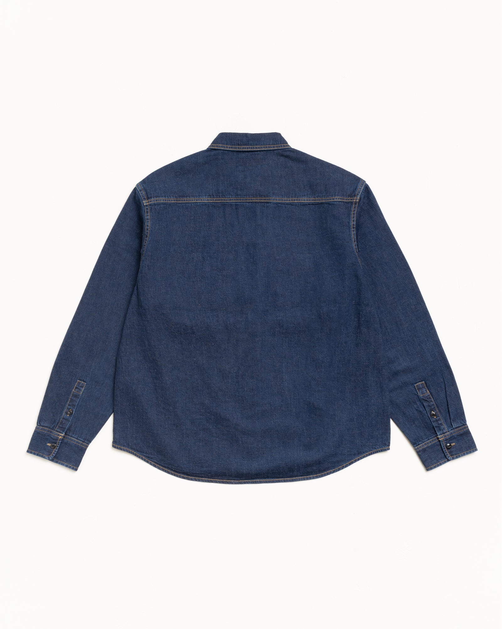 Work Denim Shirt – Dark Denim | Tops & Shirts | Stüssy Japan