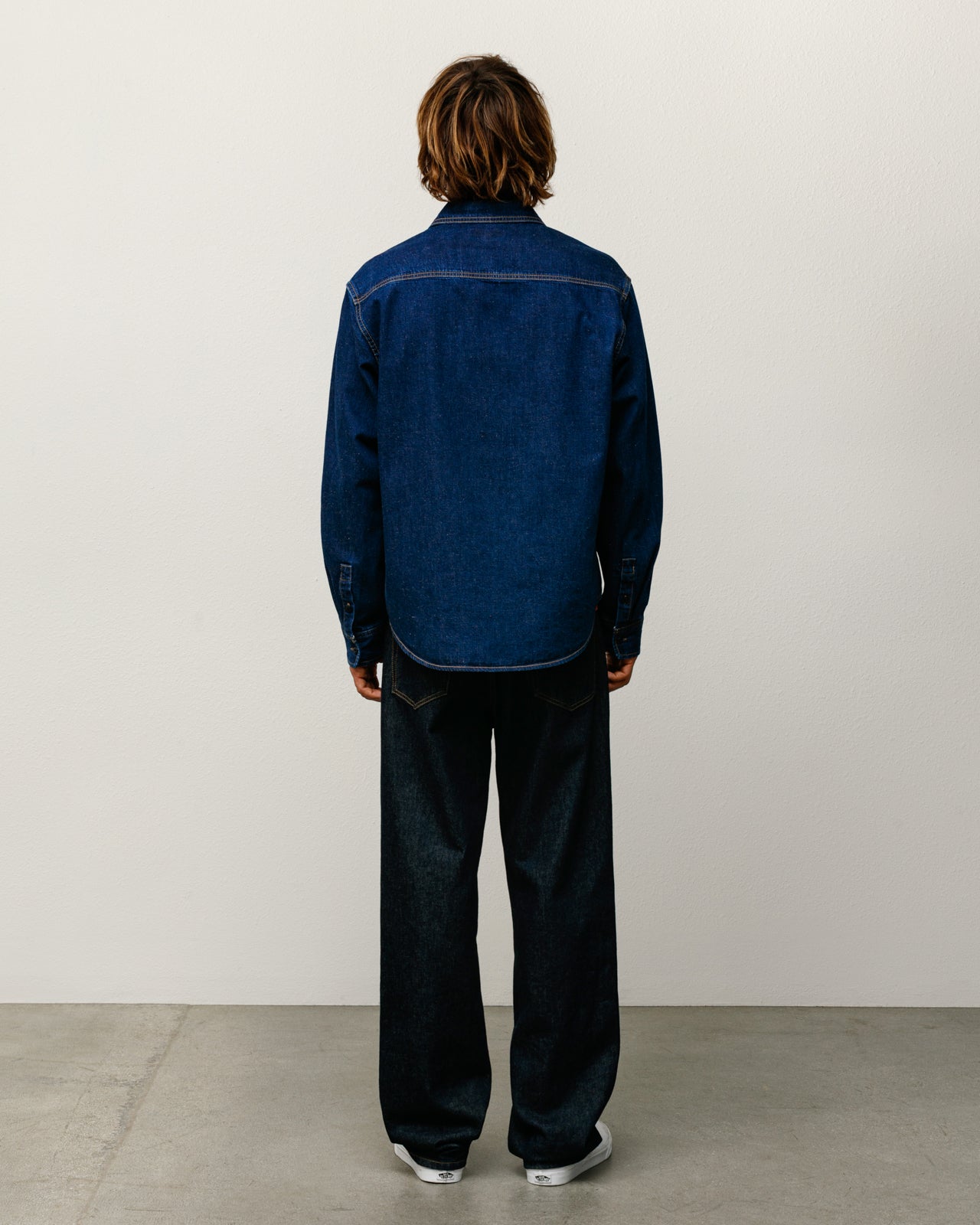 Work Denim Shirt – Dark Denim | Tops & Shirts | Stüssy Japan