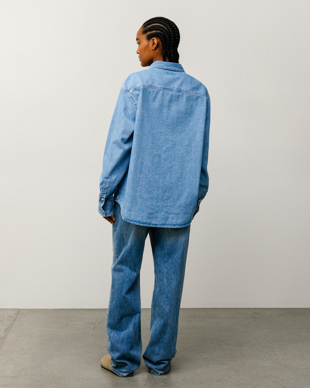 Work Denim Shirt – Light Denim | Tops & Shirts | Stüssy Japan