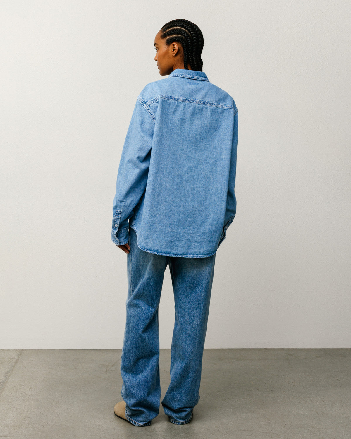 Work Denim Shirt – Light Denim | Tops & Shirts | Stüssy Japan