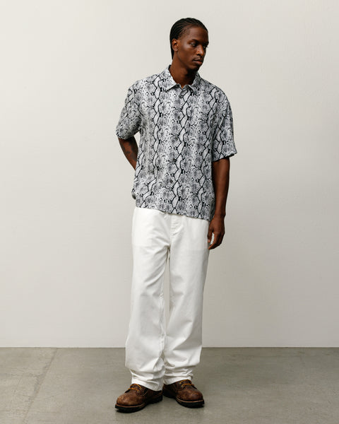 Python Ss Shirt Mens Short Sleeve In Grey