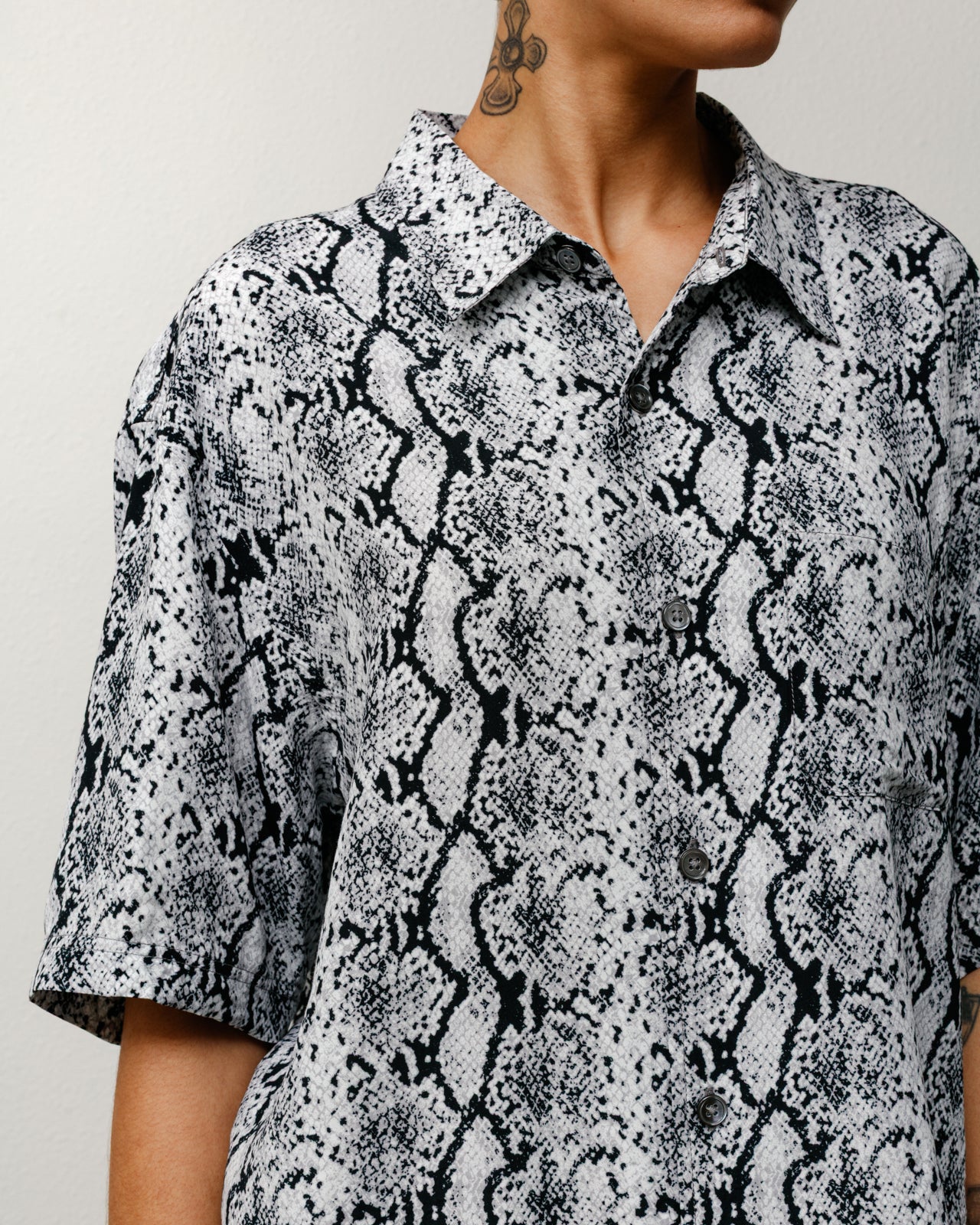 Python SS Shirt – Grey | Tops & Shirts | Stüssy Japan