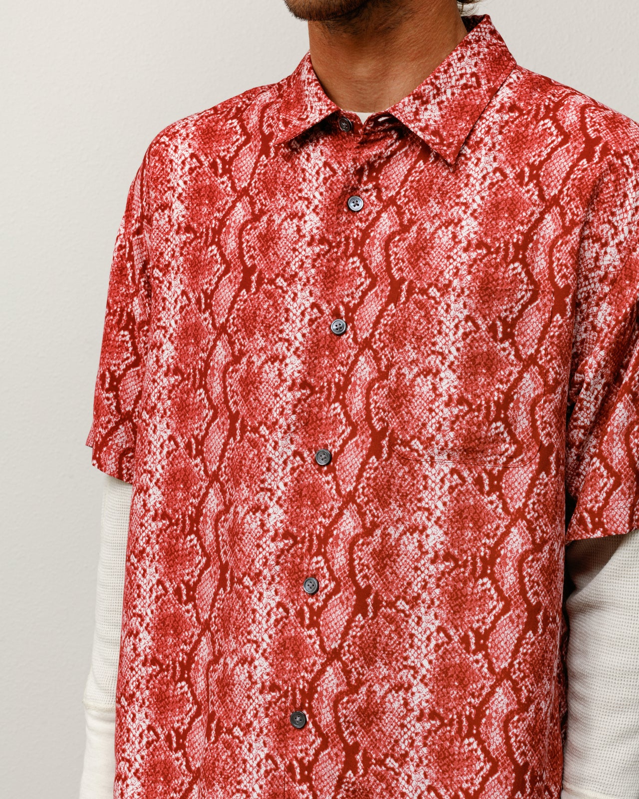 Python SS Shirt – Red | Tops & Shirts | Stüssy Japan
