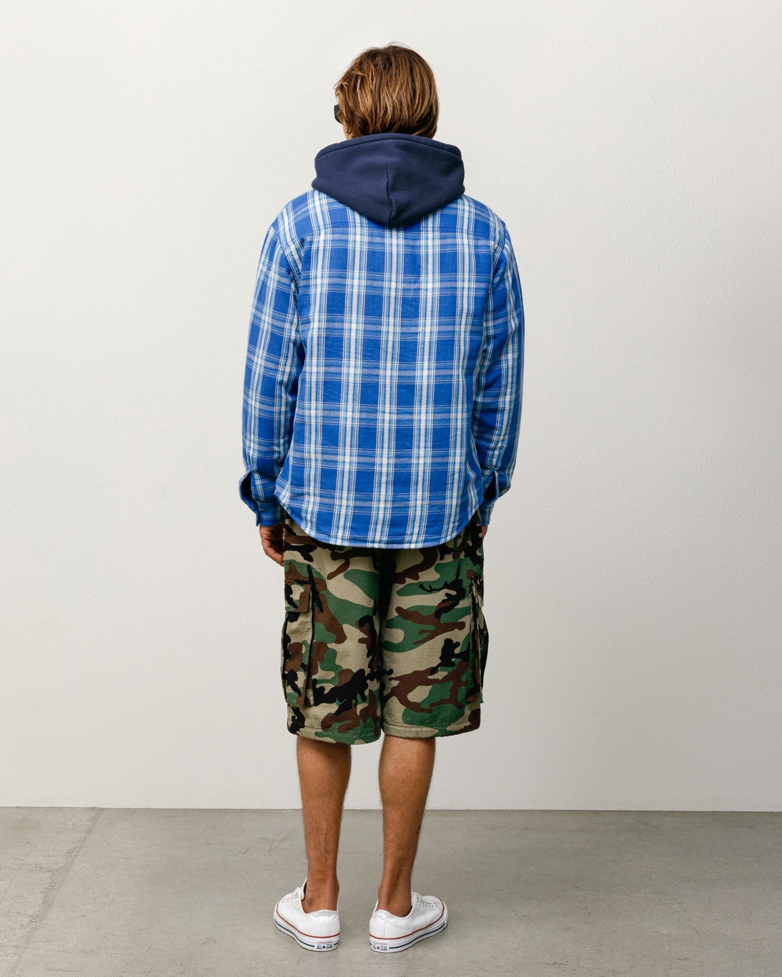 Lau Plaid Shirt Jacket – Blue | Tops & Shirts | Stüssy Japan