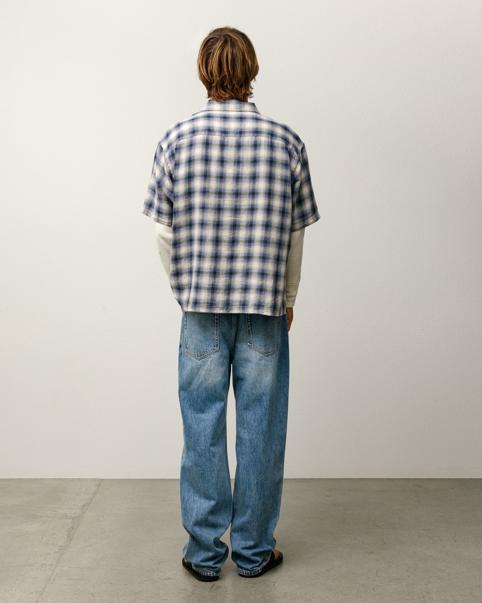 Liam SS Plaid Shirt – Blue | Tops & Shirts | Stüssy Japan