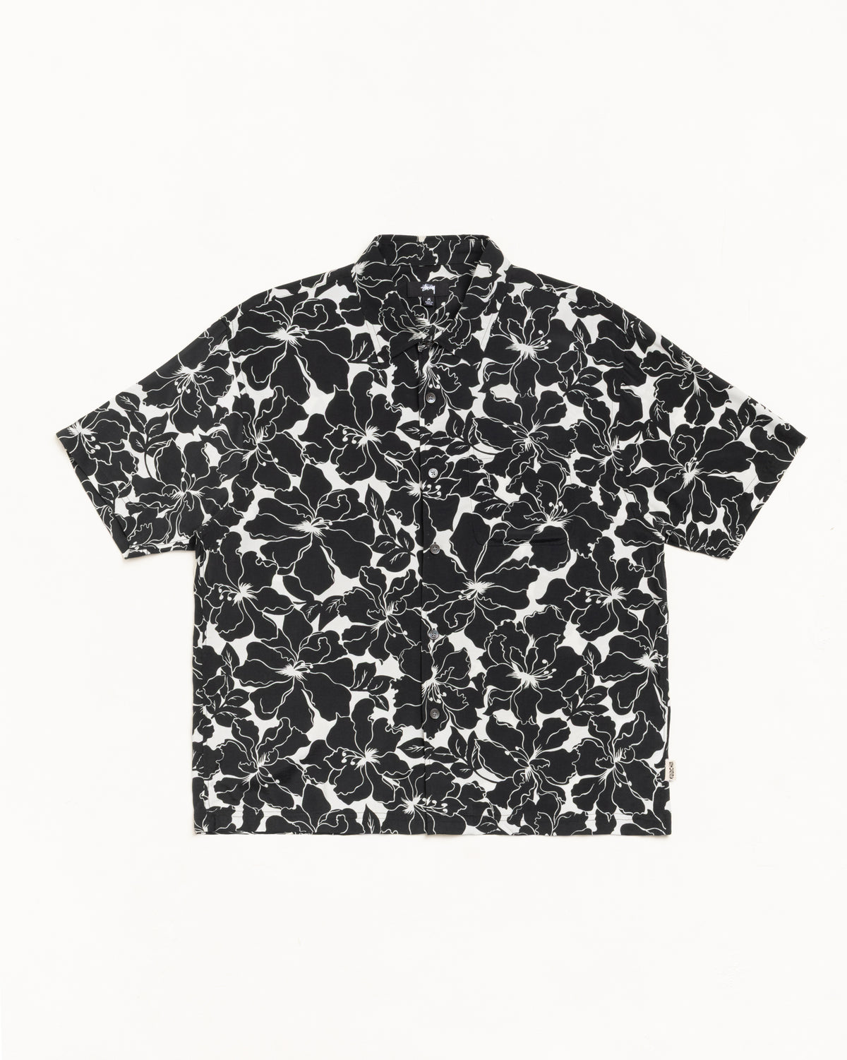 Floral Hawaiian Shirt – Black | Tops & Shirts | Stüssy Japan