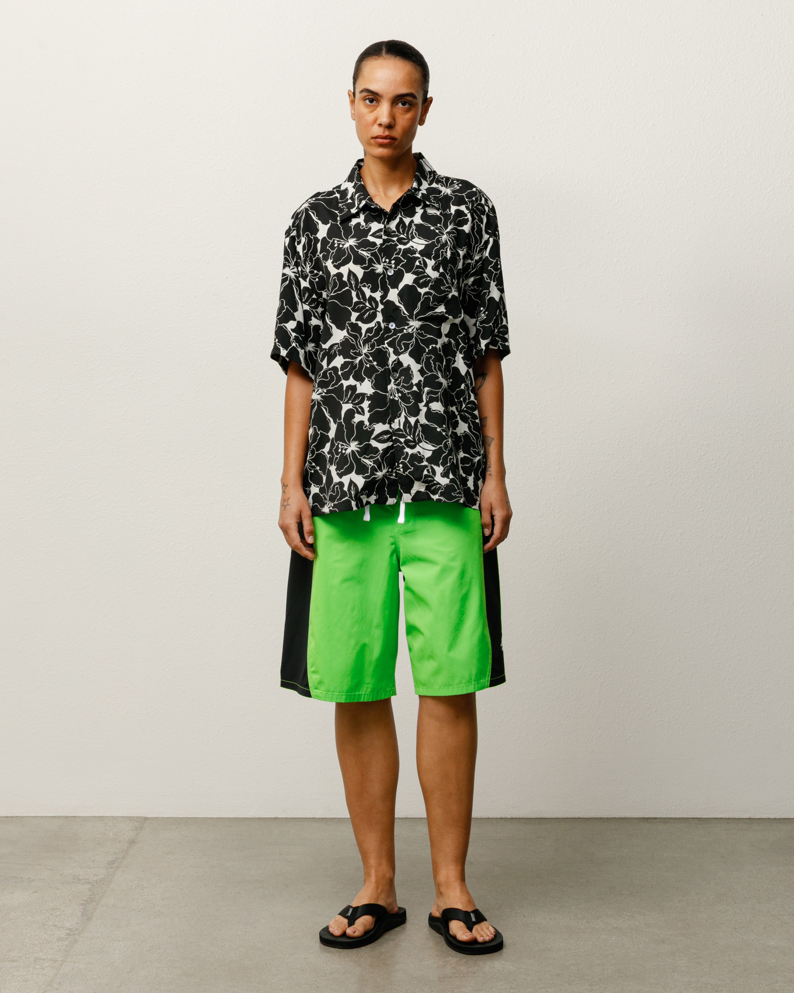 Floral Hawaiian Shirt – Black | Tops & Shirts | Stüssy Japan