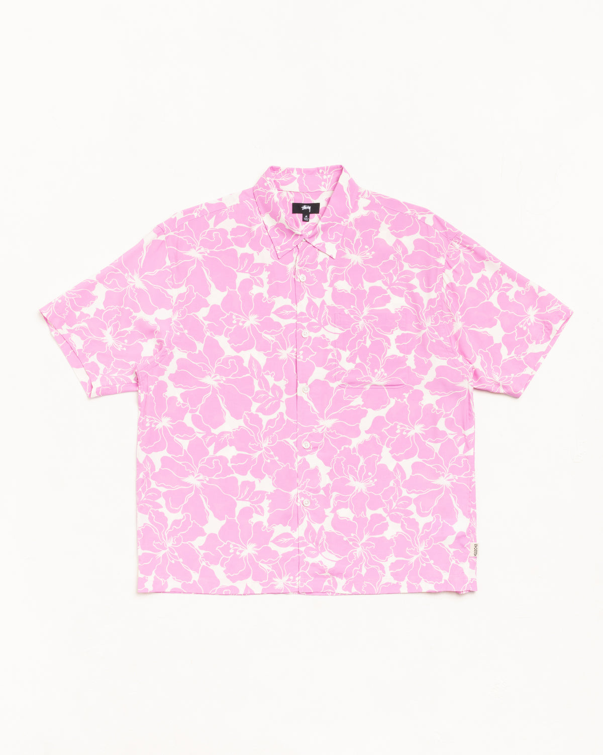 Floral Hawaiian Shirt – Pink | Tops & Shirts | Stüssy Japan