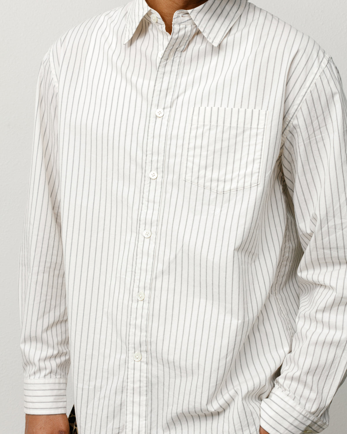 Standard Shirt – Natural Stripe | Tops & Shirts | Stüssy Japan